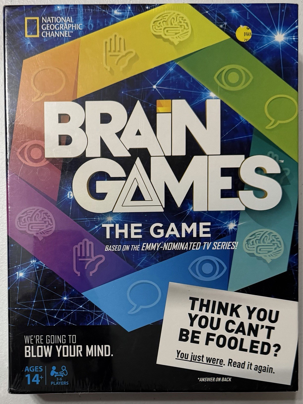 Brain Games The Game National Geographic Board Game NEW Sealed Buffalo Games