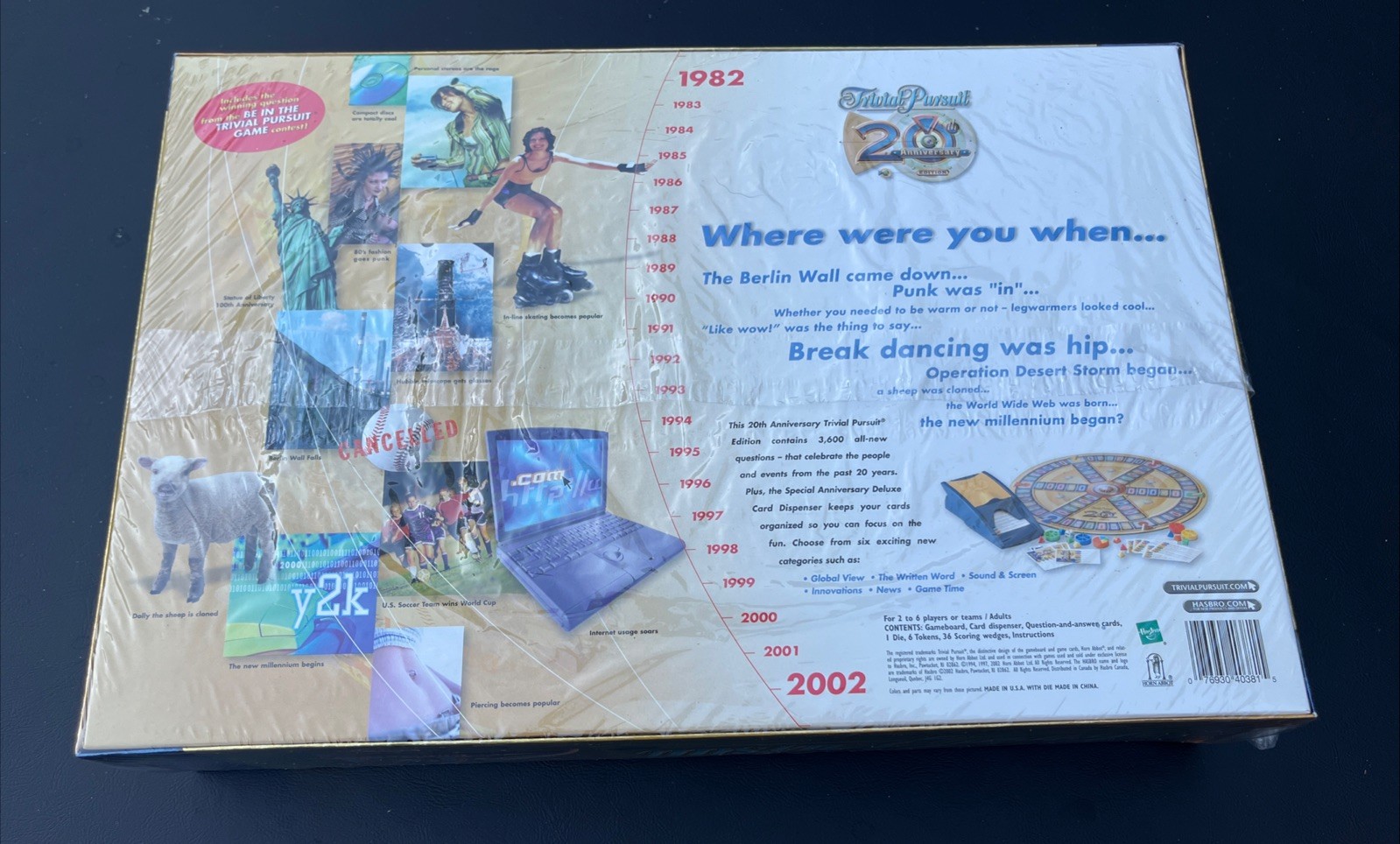Trivial Pursuit 20th Anniversary Edition 80s 90s Early 2000’s – New Sealed