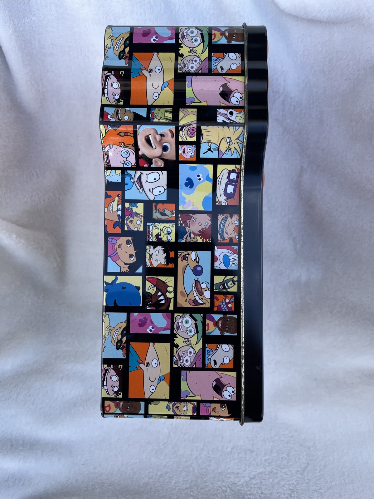 Nickelodeon Trivia Game 2002 Tin Set Rugrats SpongeBob Hey Arnold Etc.