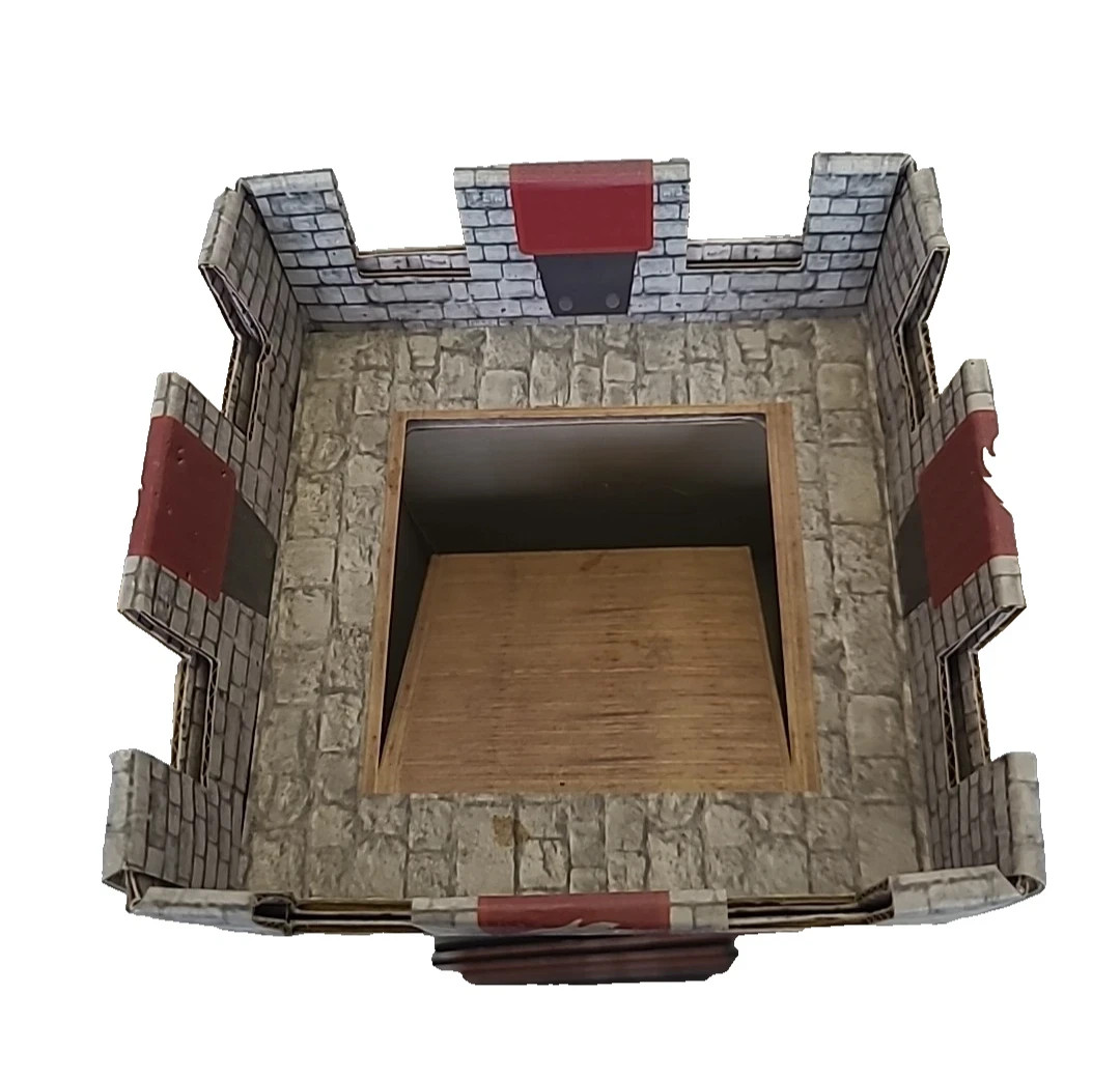 Castle Keep Dice Tower Castle Wall DM Screen + Magnetic Initiative Turn Tracker