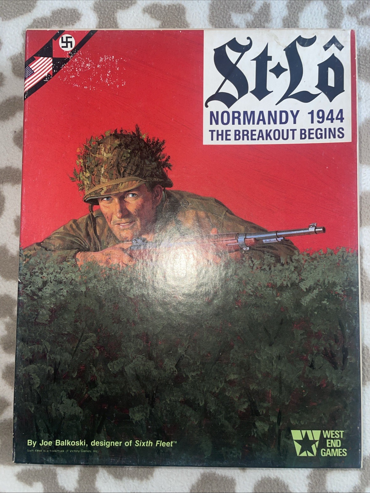 West End Games. 1986. St-Lo. Normandy 1944. The Breakout Begins. VGC