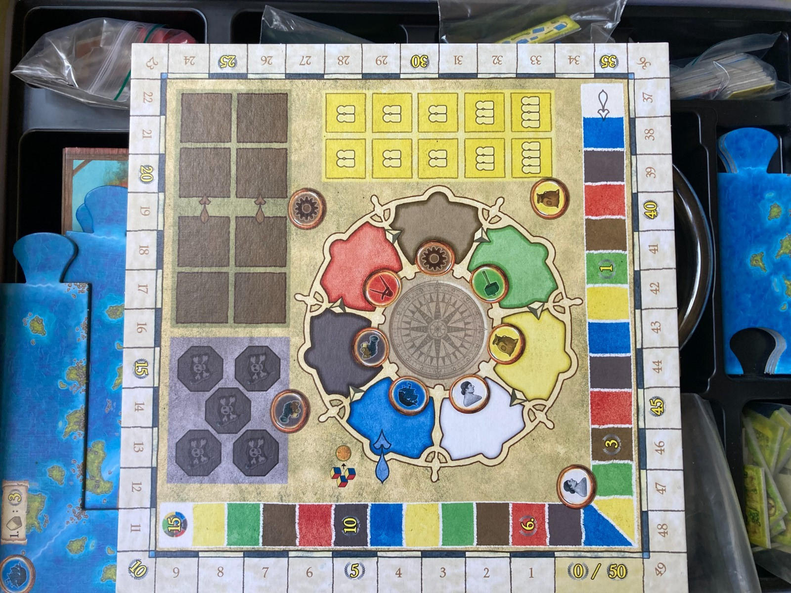Amerigo – Stefan Feld Board Game Queen Games 2014 Netherlands