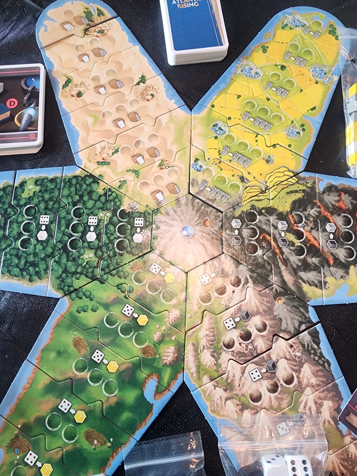 Atlantis Rising Board Game Z-Man Games EXCELLENT CONDITION FREE SHIPPING