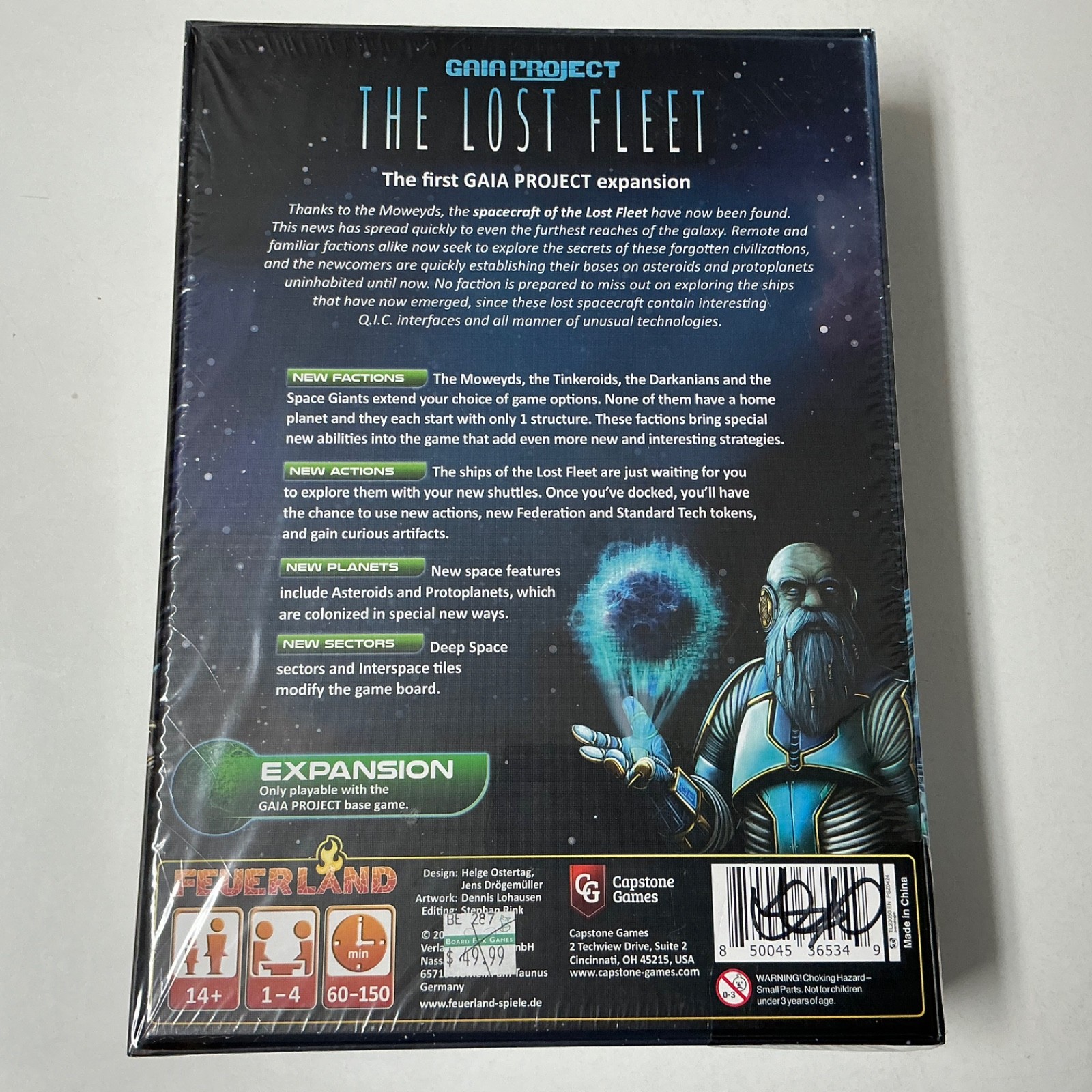 Gaia Project: The Lost Fleet Expansion By Capstone Games NEW/SEALED