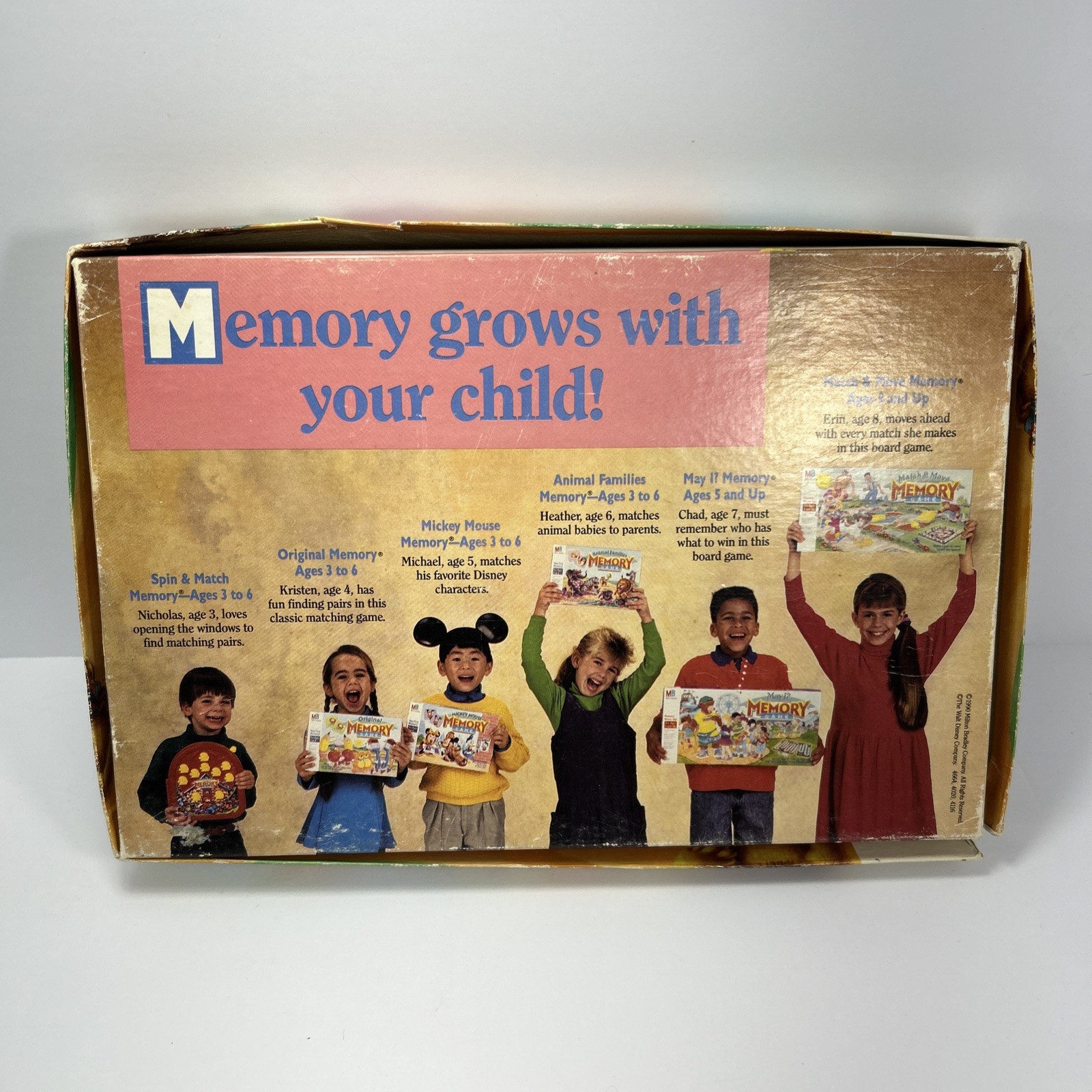 Milton Bradley ANIMAL FAMILIES Memory Game – 1990 w/ 29 Pairs