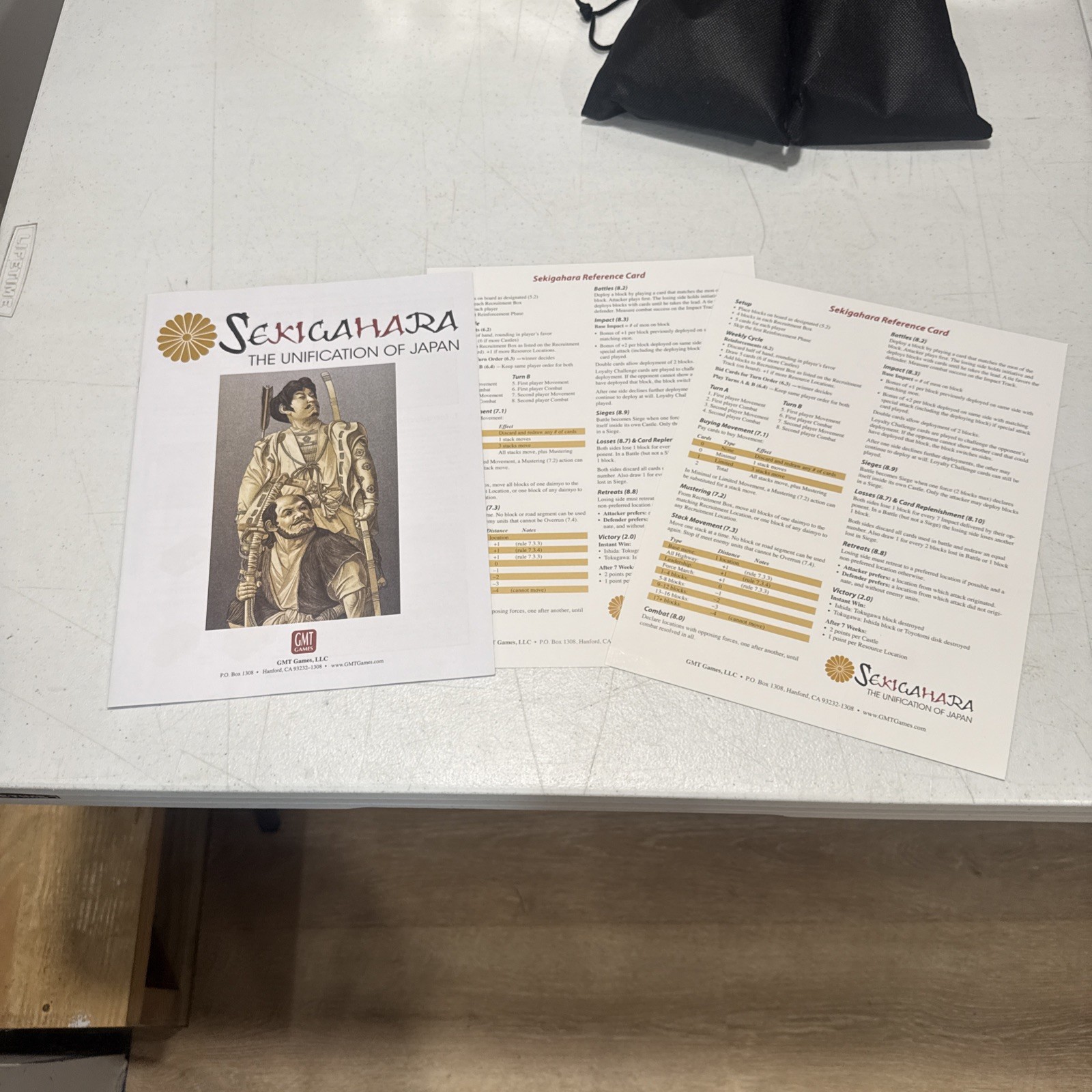 Sekigahara: The Unification of Japan, GMT Games 4th Print 100% Complete
