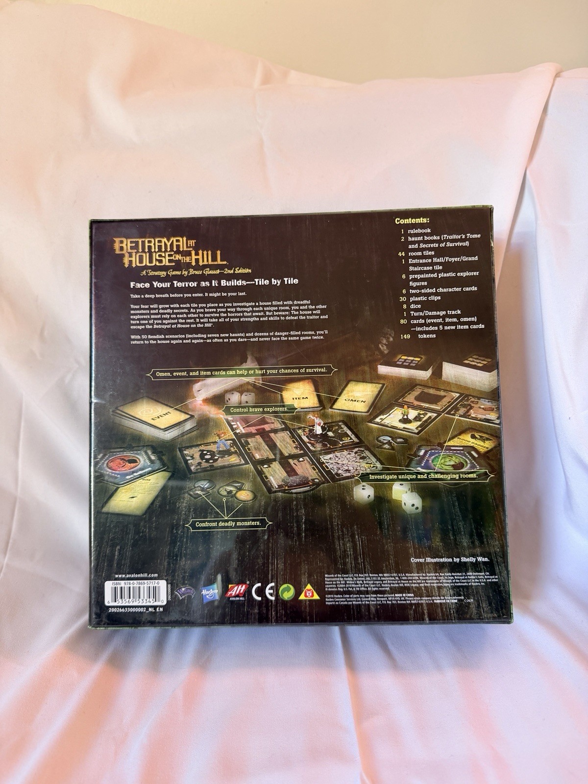 Betrayal at House on the Hill 2nd Edition Board Game Hasbro NEW Sealed Horror