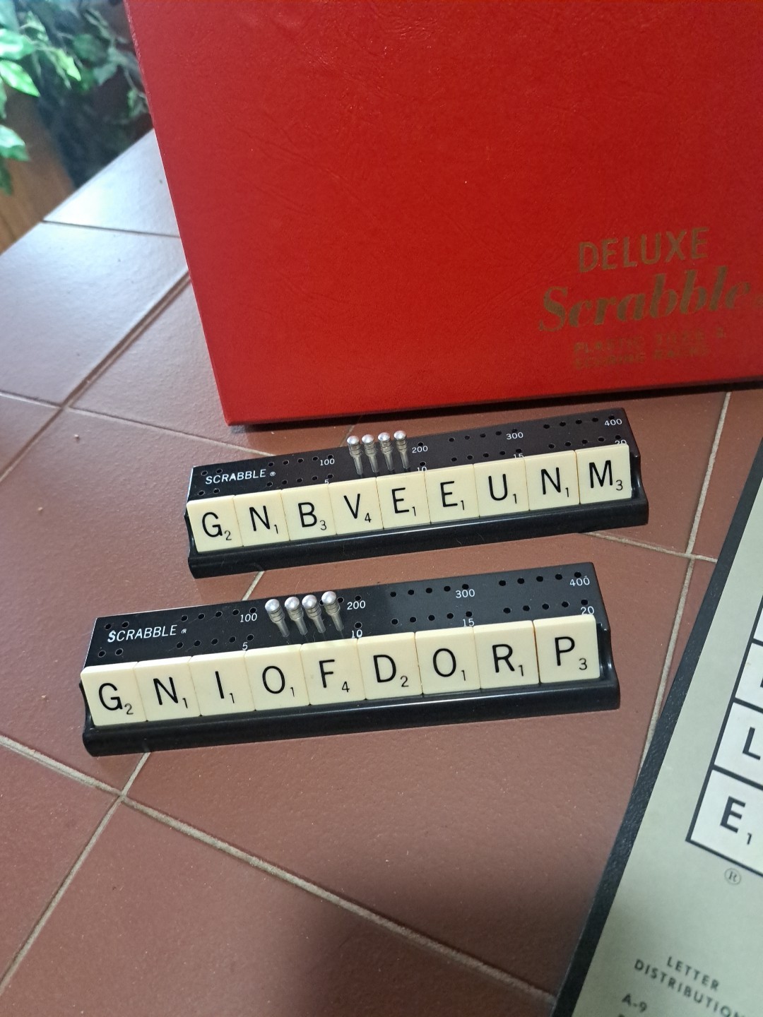 Vintage #71 Turntable SCRABBLE Crossword Game Deluxe Revolving Board 100 Tiles