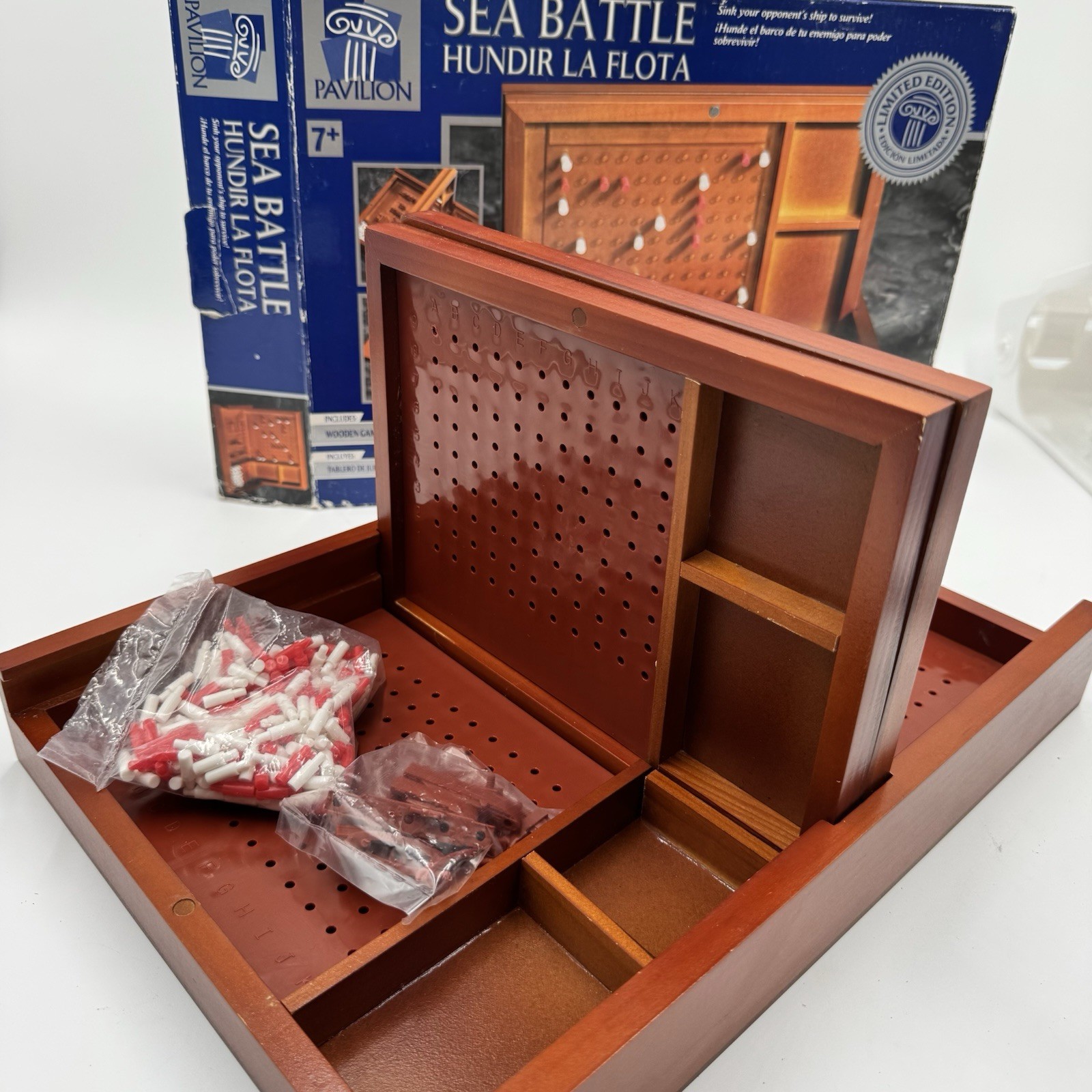 Pavilion Boardgame Sea Battle Limited Edition Game Open Box Hundir La Flota READ