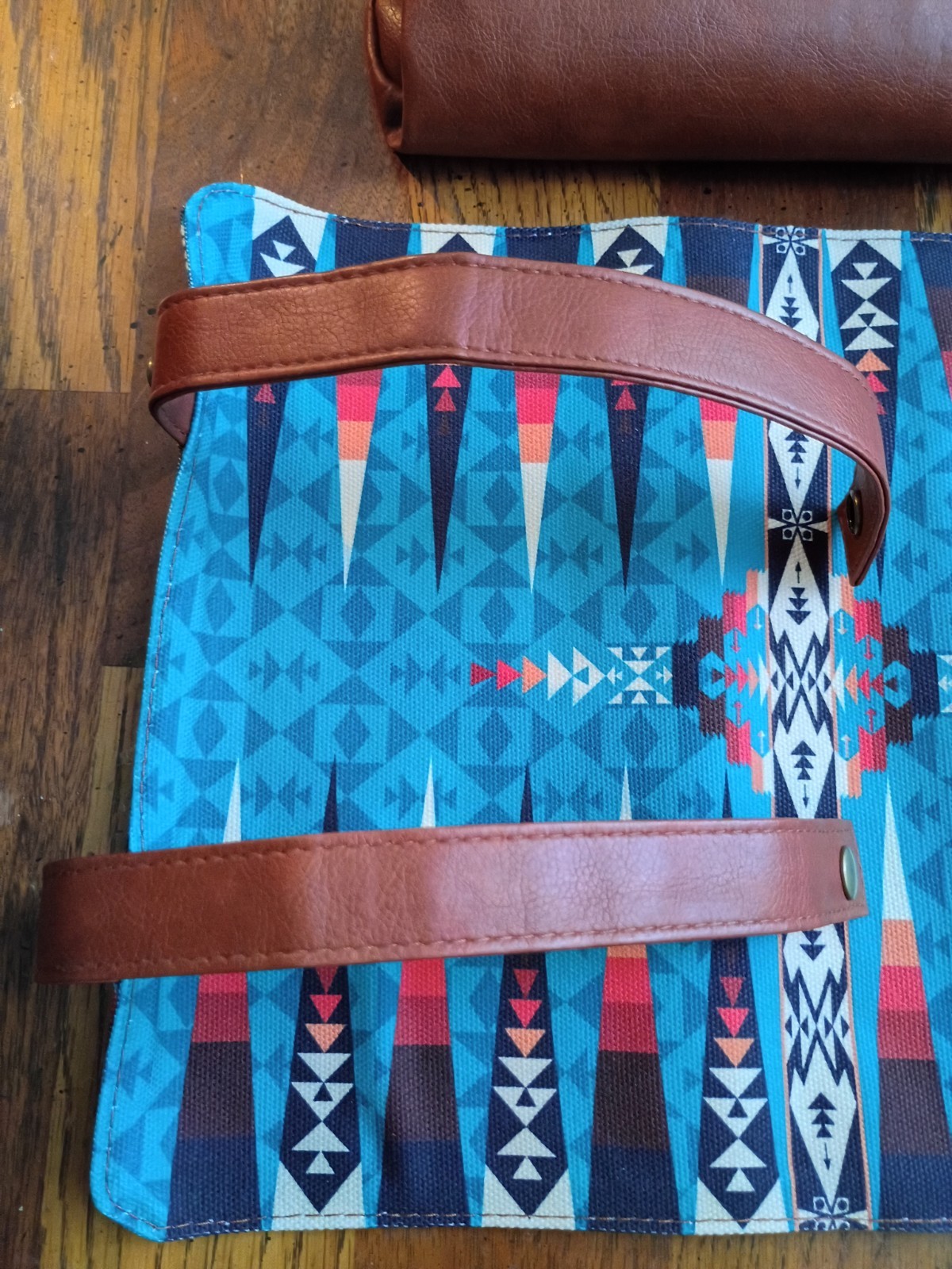 Pendleton Travel Backgammon Roll Up Set Game Pieces Pack w/ straps Complete