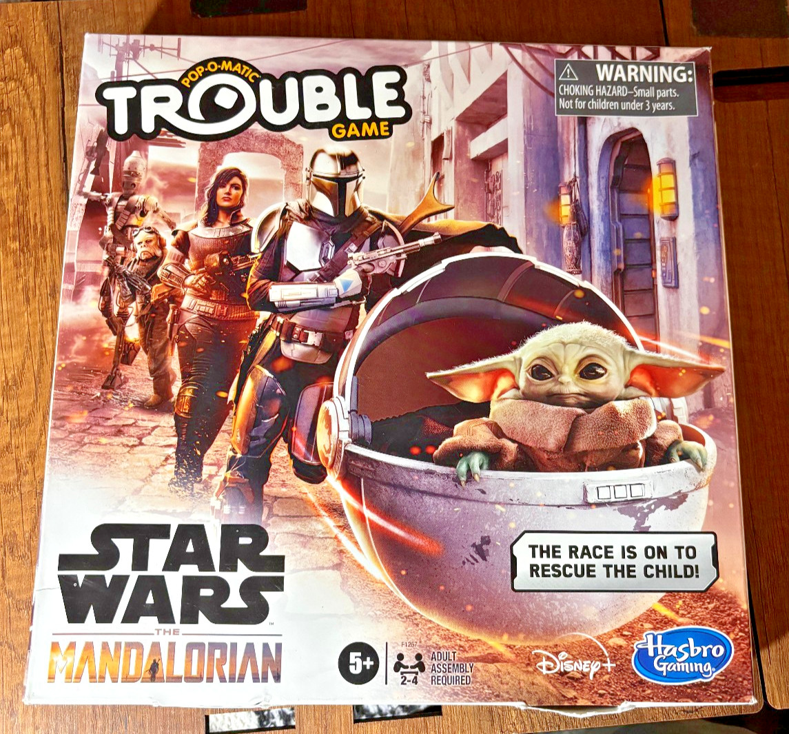 Star Wars Mandalorian Trouble Hasbro 2020 Baby Yoda Grogu Pop-O-Matic New In Box