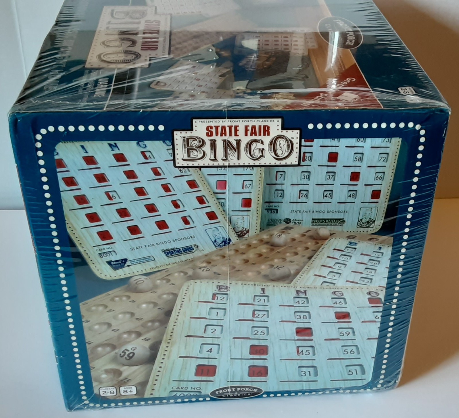 Front Porch Classics State Fair Bingo Deluxe Edition Retro-Style Family Game New