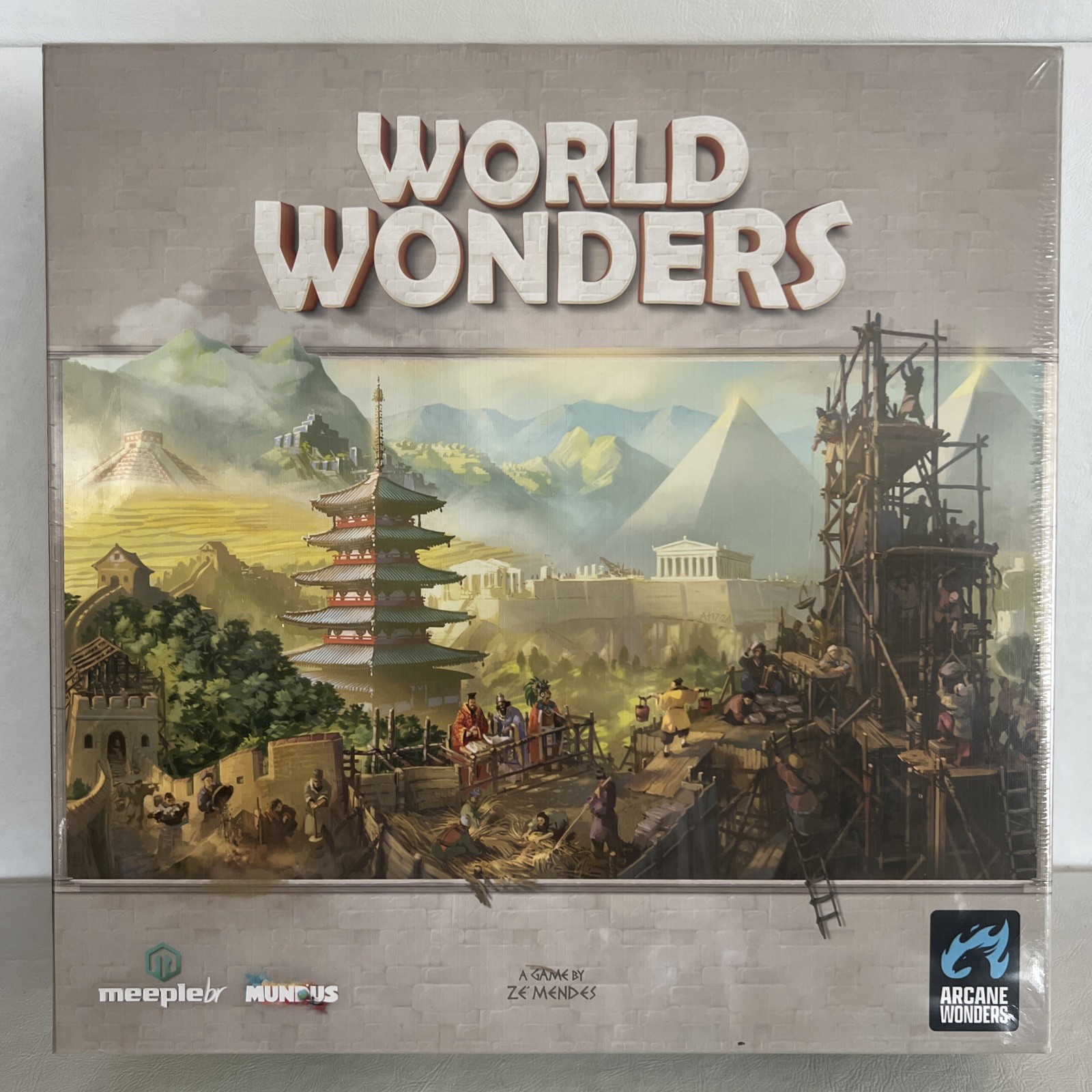 World Wonders Board Game ~ Arcane Wonder ~ Unpunched Unplayed Cards Sealed