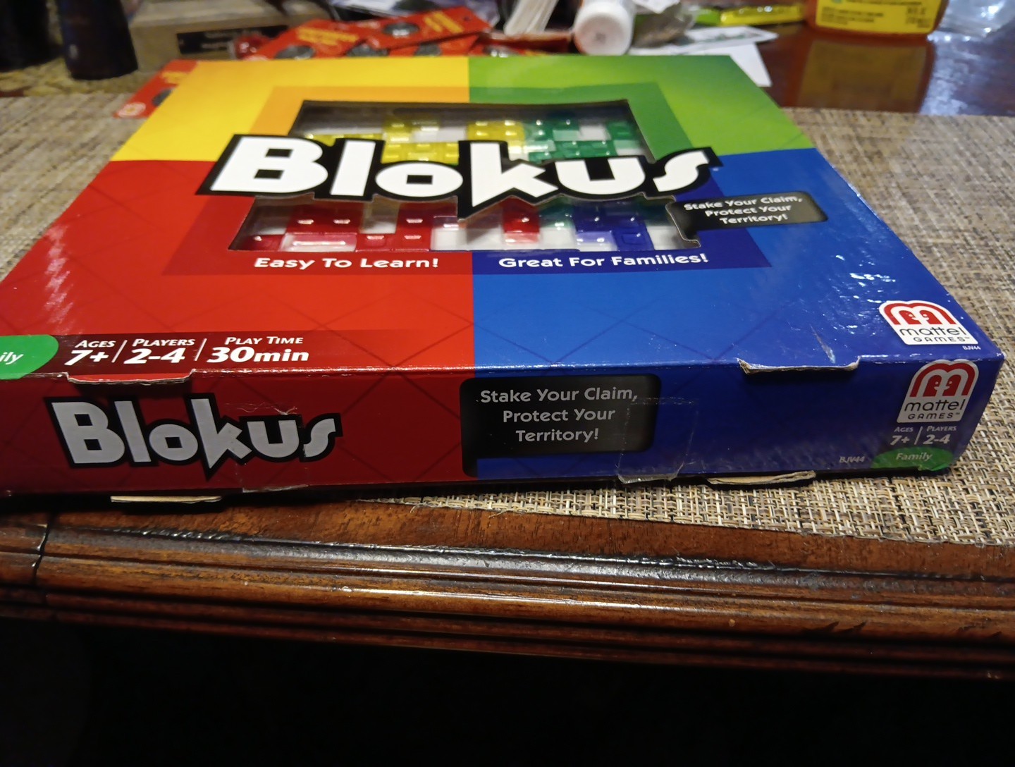 Mattel BLOKUS 2013 Family Fun Strategy Game NEW Open Box Sealed Pieces *Read*