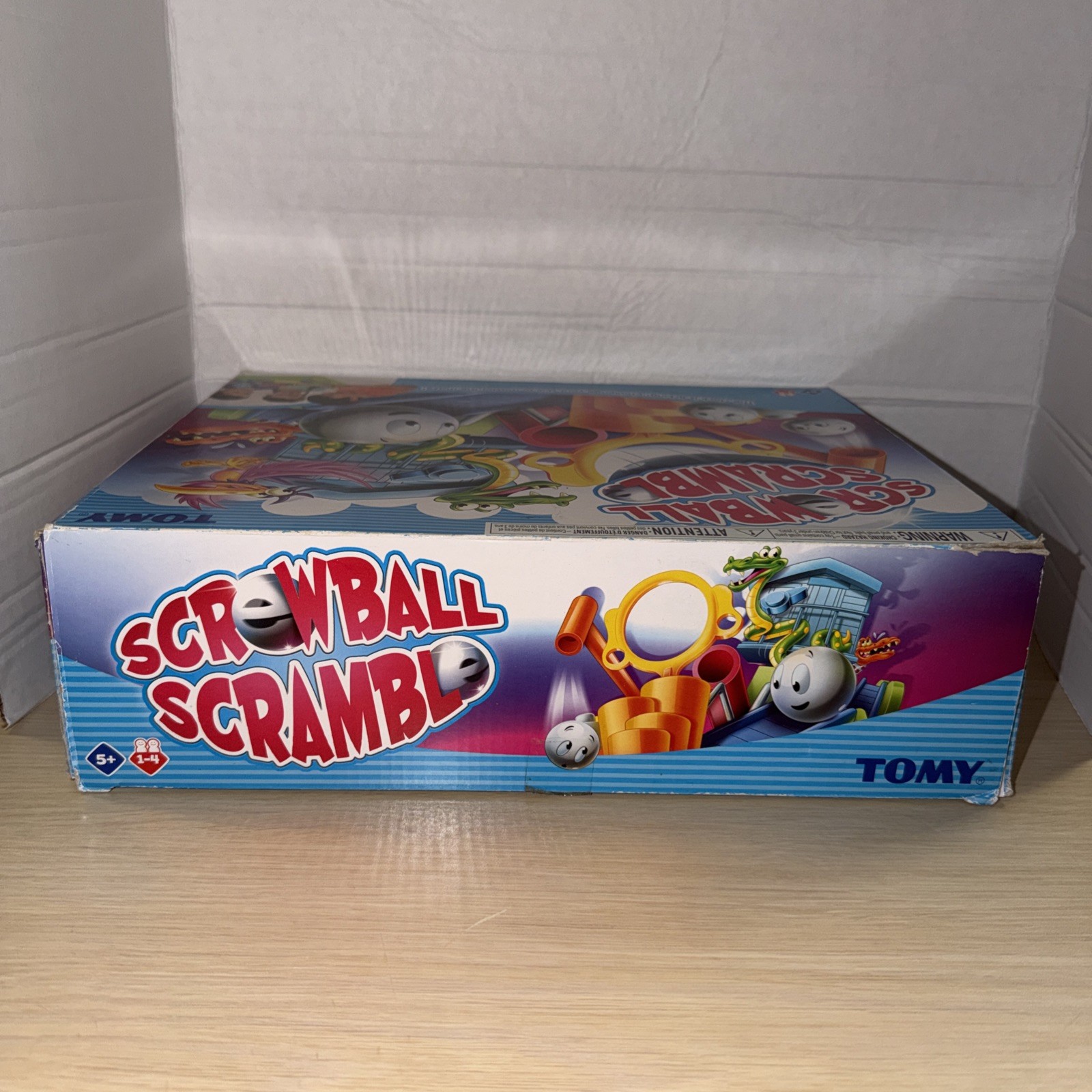 Screwball Scramble Classic Retro Action Board Game by TOMY Complete