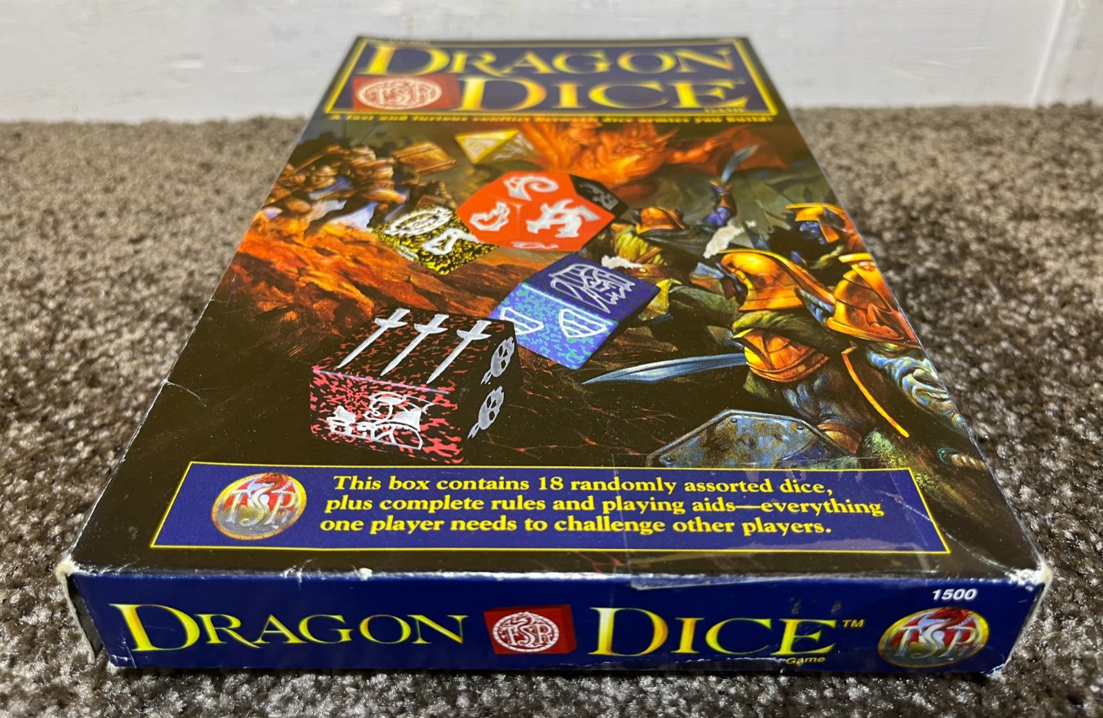 TSR Dragon Dice Game Starter Set Box Vintage 1995 Lester Smith Unplayed