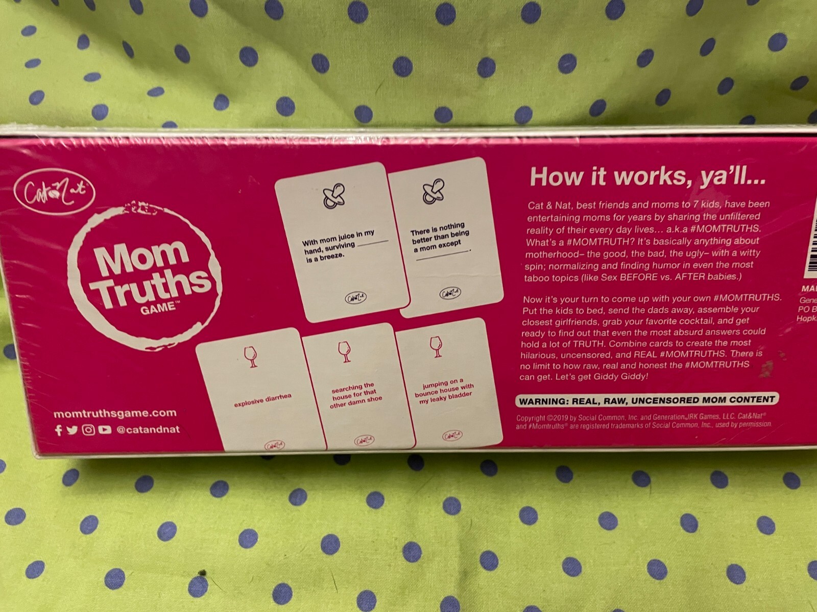 Mom Truths Party Game – The Only Raw and Uncensored Party Card Game – New
