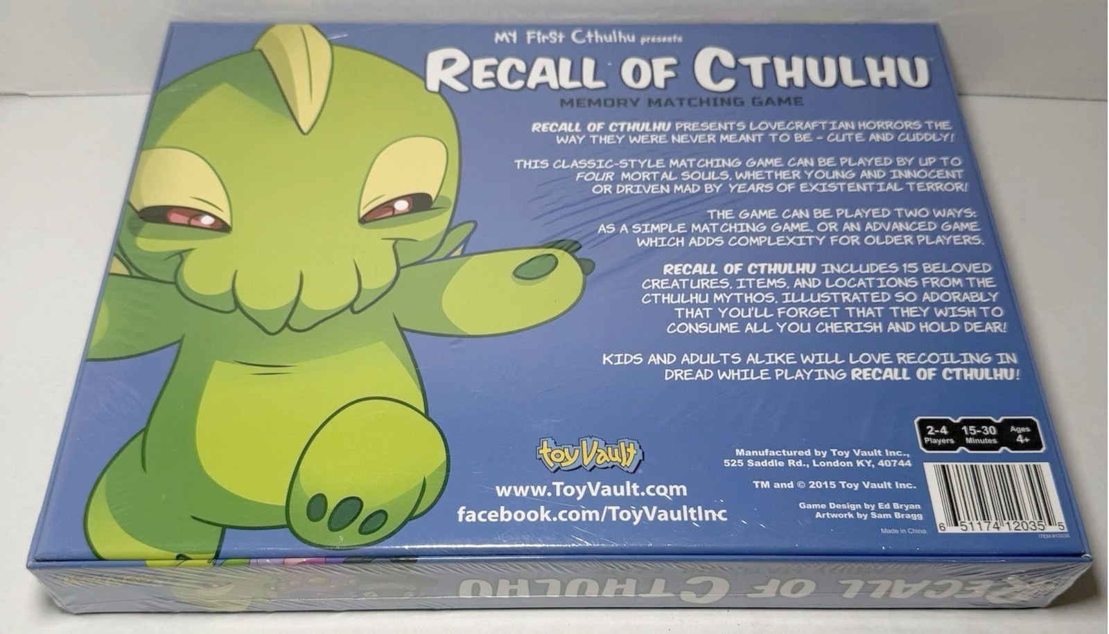 New! RECALL of CTHYLHU – Memory Matching Game by Toy Vault Board Games $8Sh