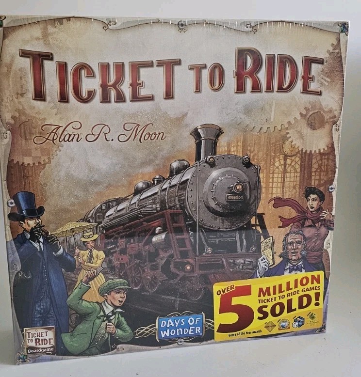 Days of Wonder Ticket To Ride by Alan R. Moon Train Adventure Board Game