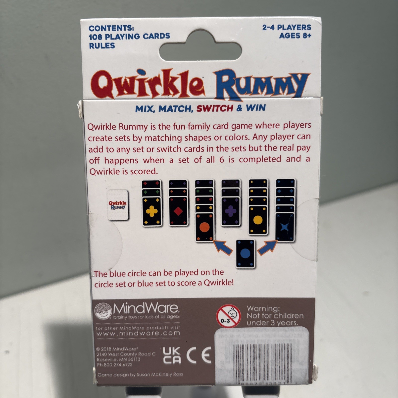 Brand New & Sealed Qwirkle Rummy [Board Game, 2-4 Players]