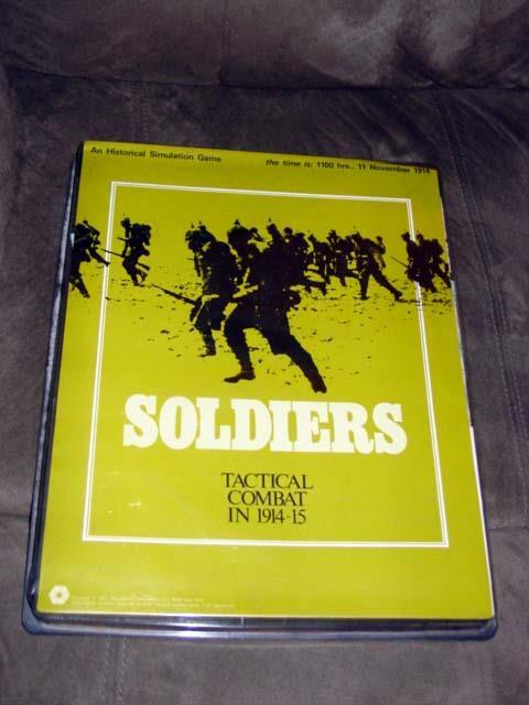 SPI 1972 Edition – SOLDIERS game : WW1 Tactical Combat 1914-1915 (Punched)