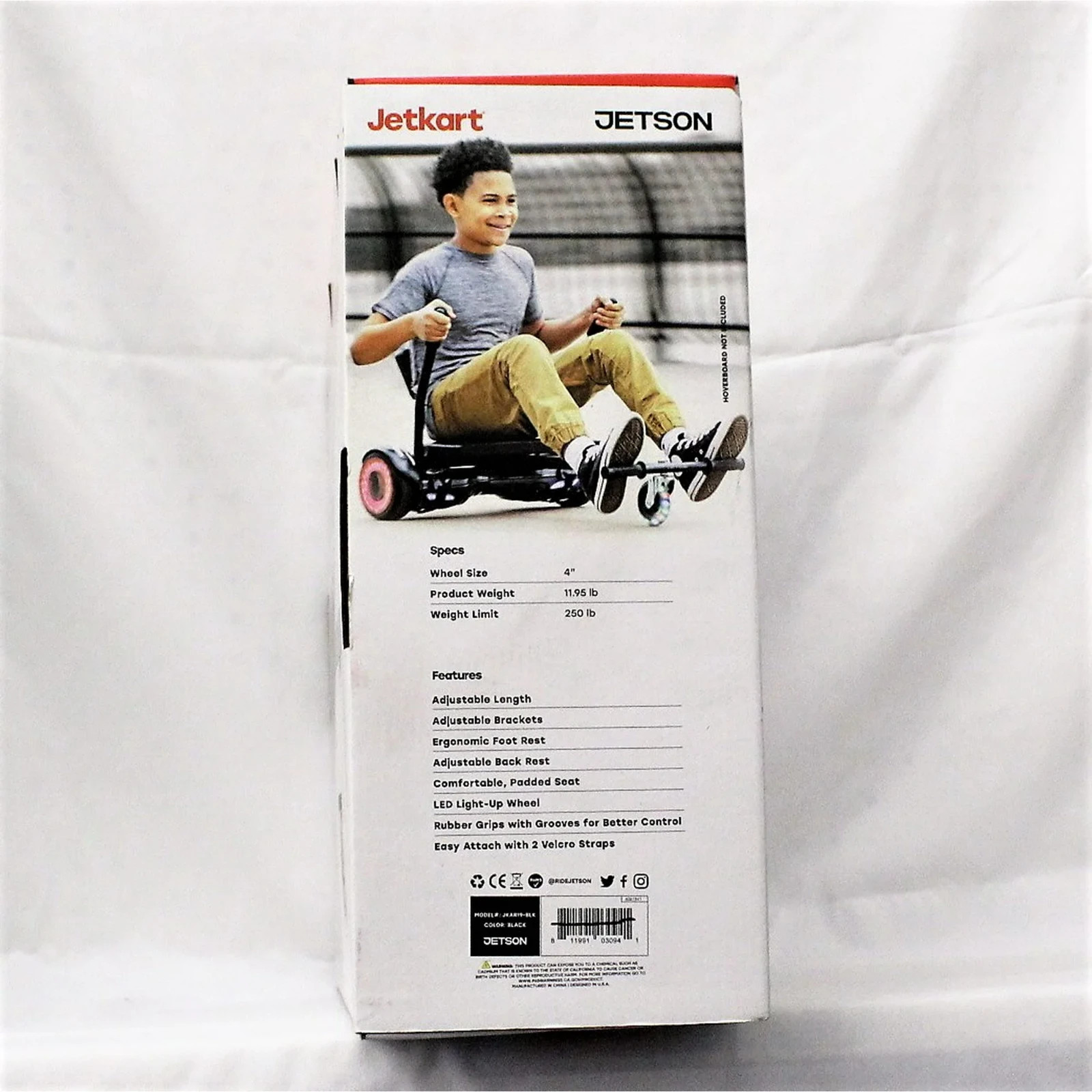 Jetson Adults Kids Seat Hoverboard Adjustable Go- JetKart Attachment