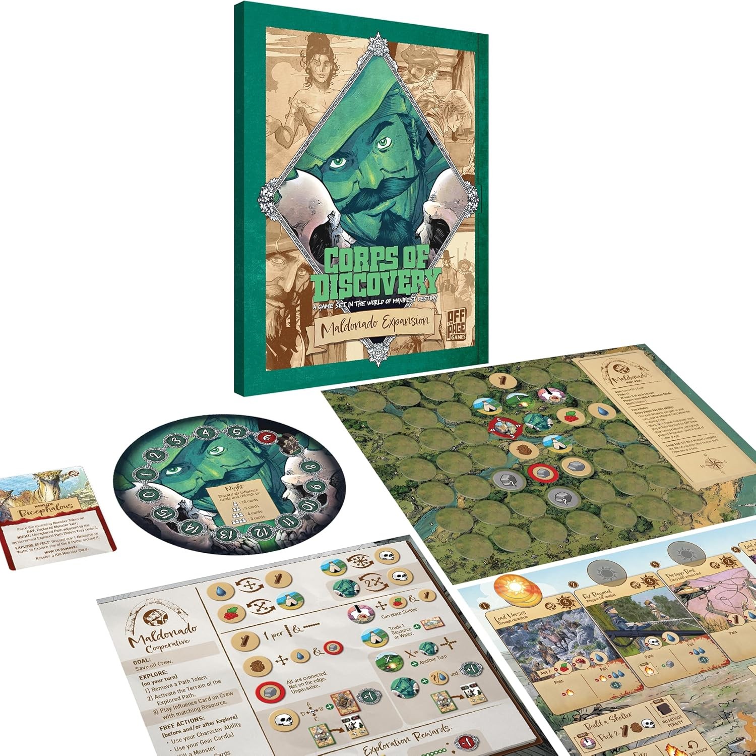 Corps of Discovery: Maldonado Expansion by Off the Page Games – SEALED