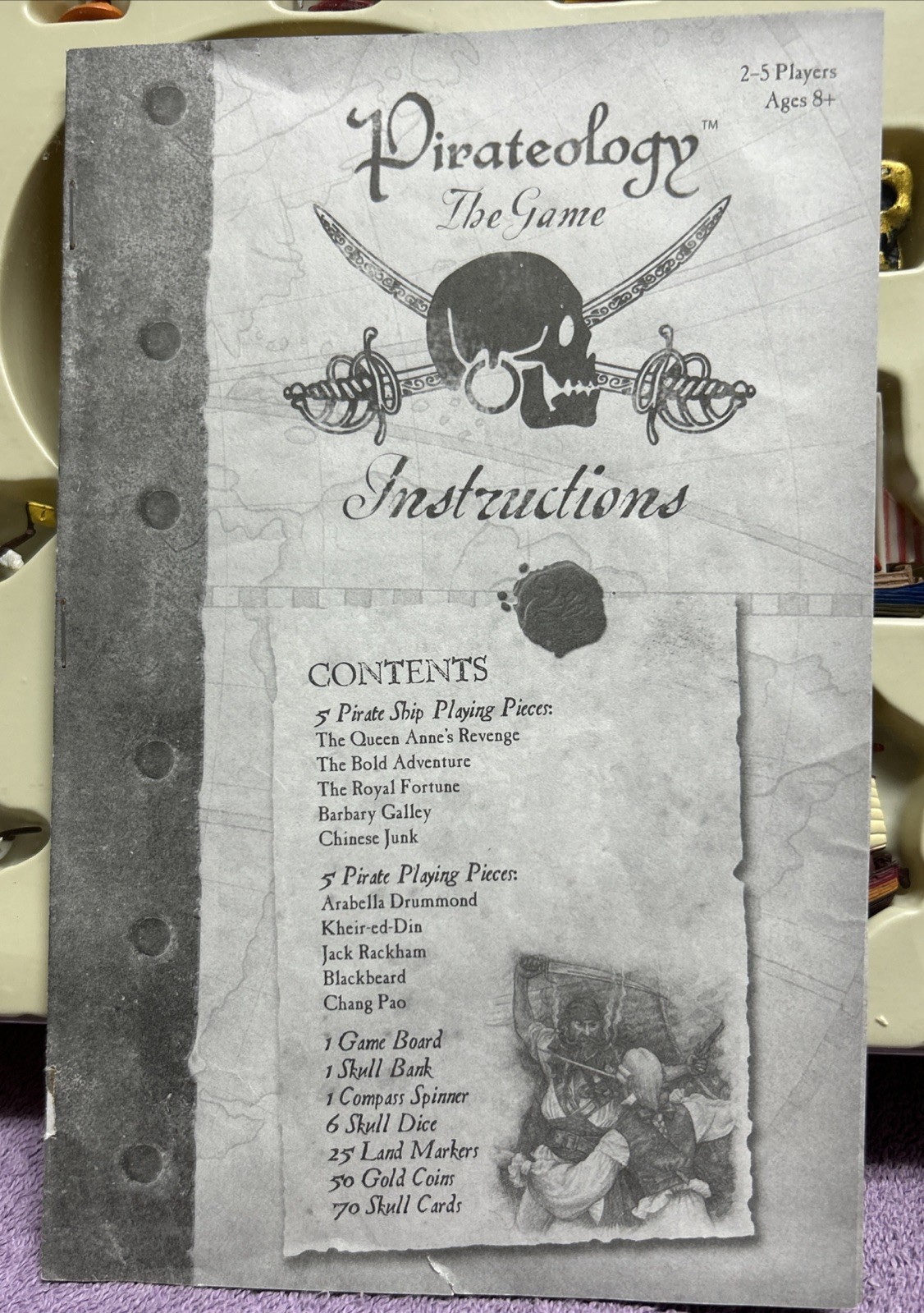 Pirateology The Game by Sababa Toys Complete Board Game Based on Book Series