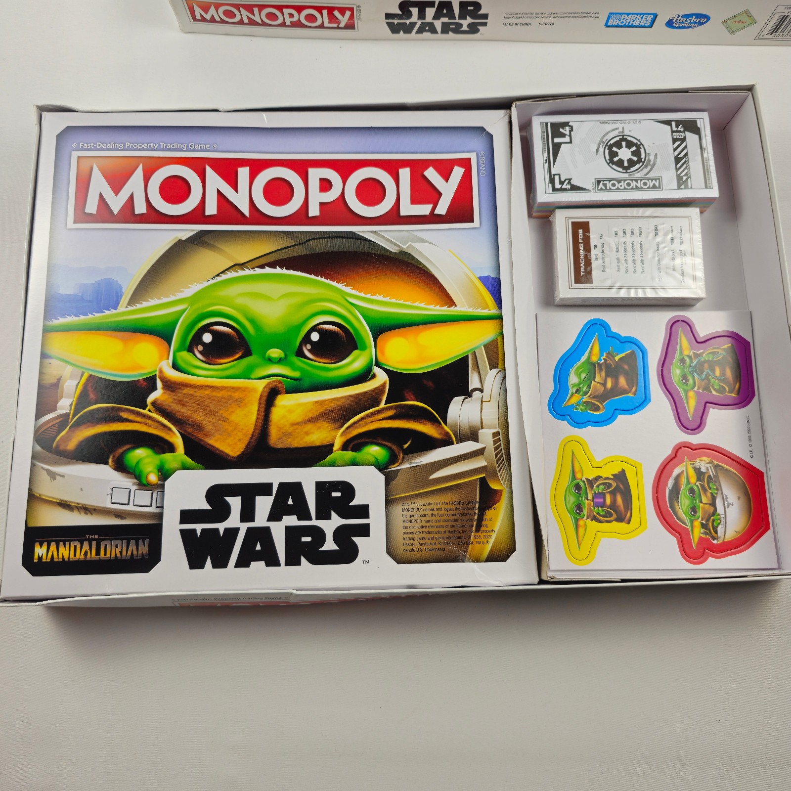 Monopoly Star Wars The Mandalorian Baby Yoda Grogu Edition Board Game Complete
