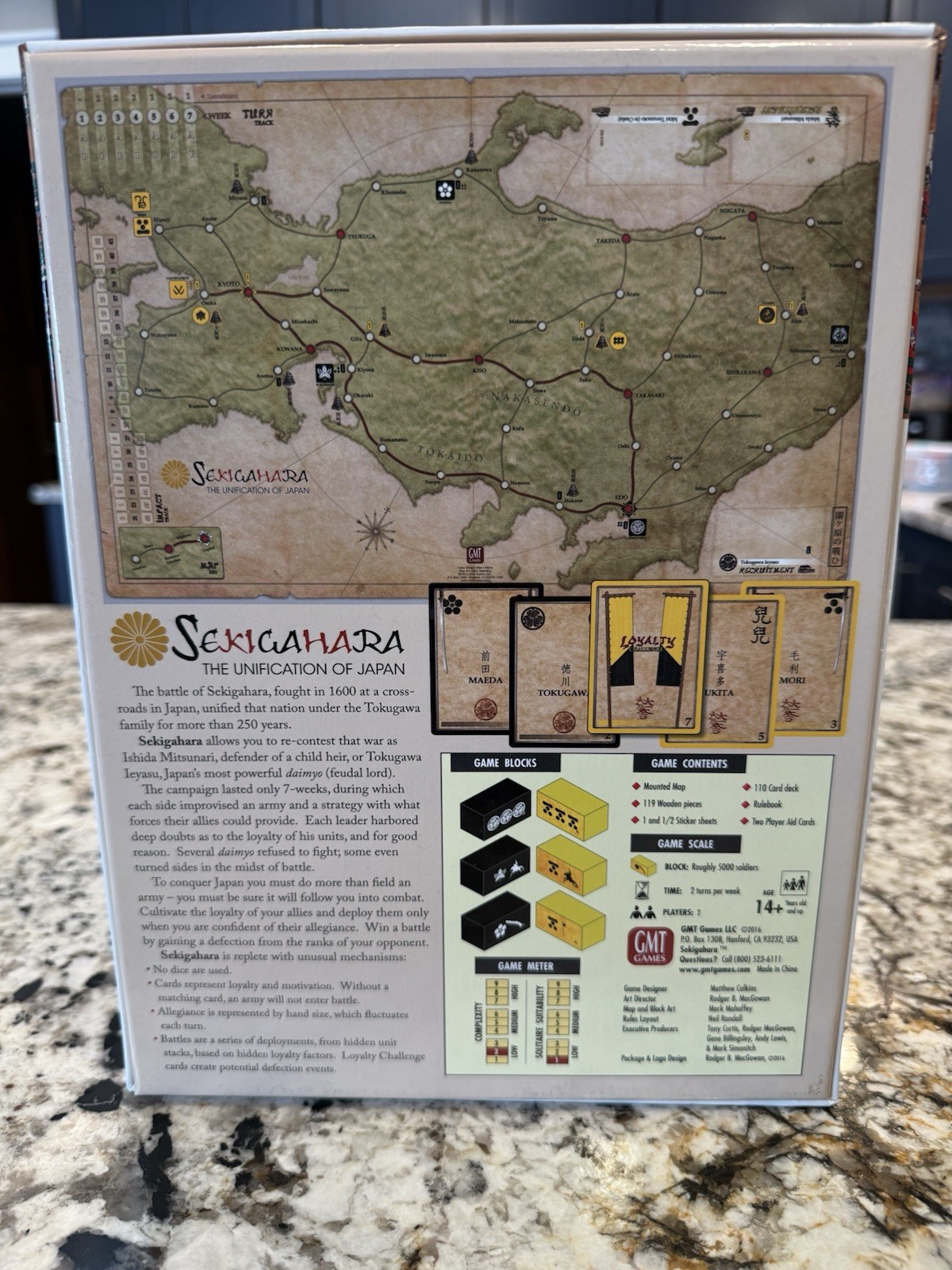 Sekigahara: The Unification of Japan GMT Games