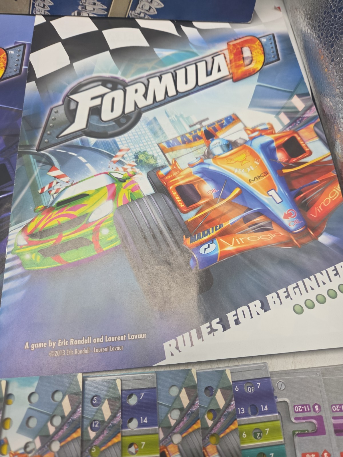 Formula D Board Game by Asmodee 2013 Playmachine Racing Cult