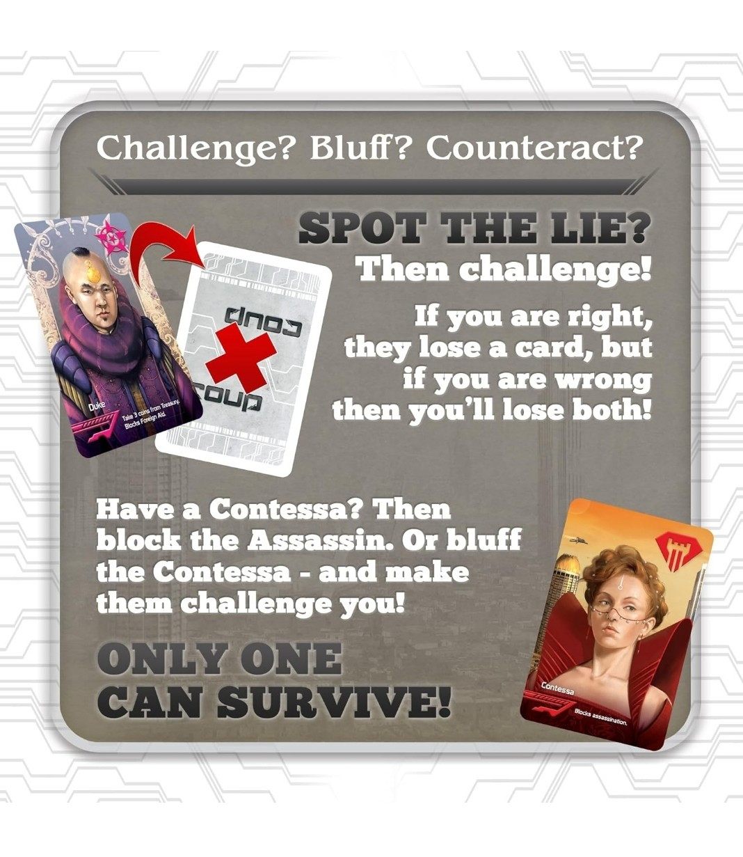 Indie Boards and Cards Coup The Dystopian Universe Card Game – COU1IBC