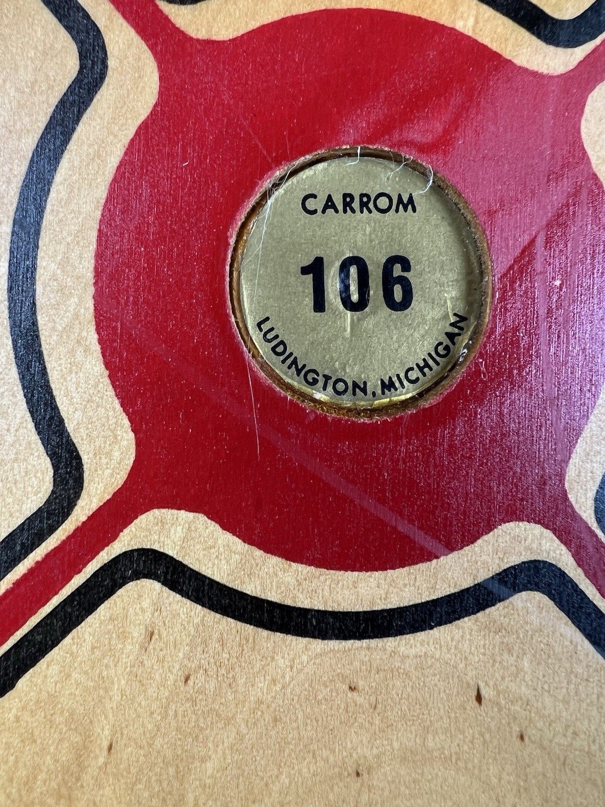 Vibrant VTG 1960s Carrom Model 106 Double Sided-Nice Wall Art Game Room Man Cave