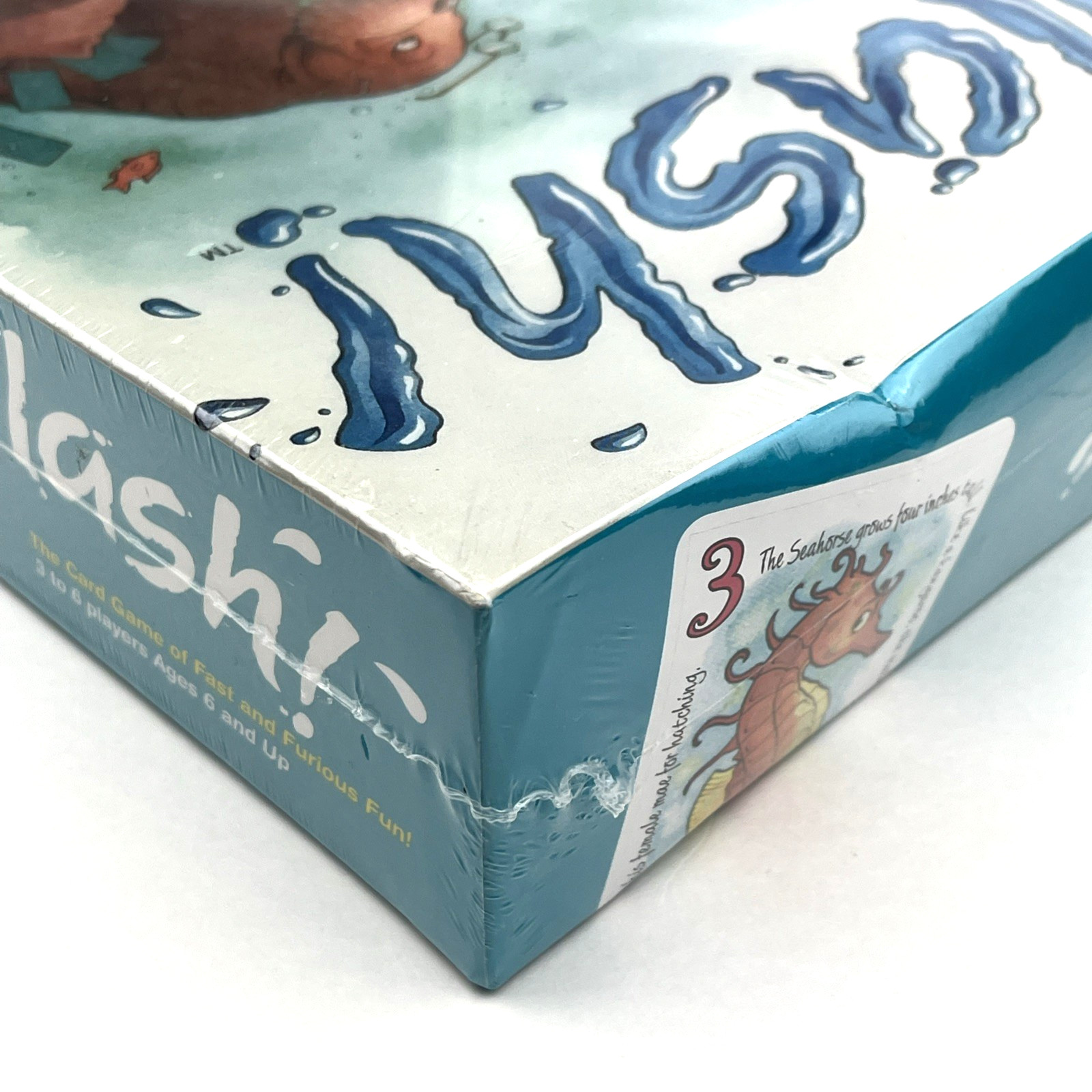 2017 SPLASH! Dolphins Children’s Family Card Game Ages 6+ NEW SEALED Damaged