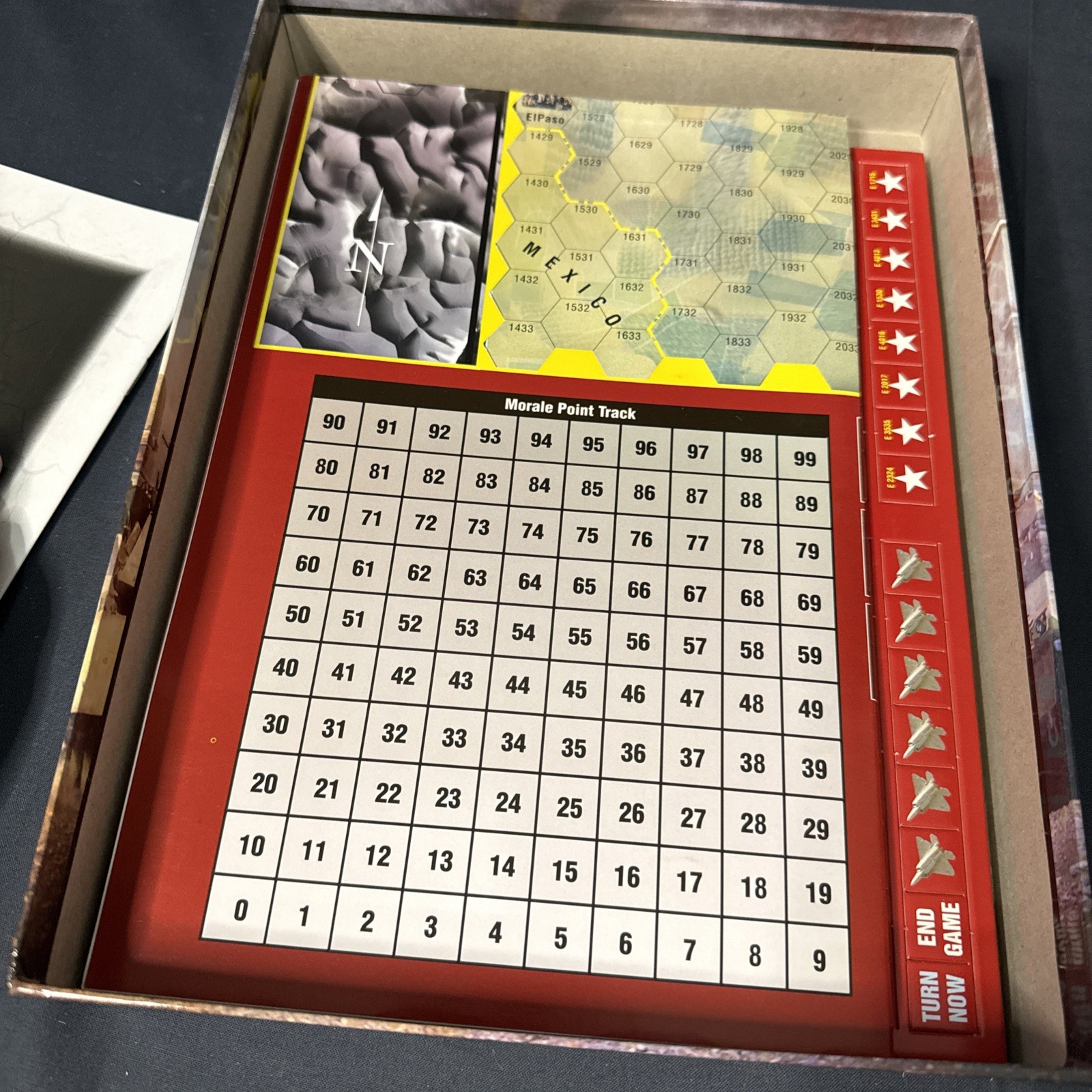 ONE SMALL STEP GAMES AMERICA FALLING Board Game Opened Unpunched