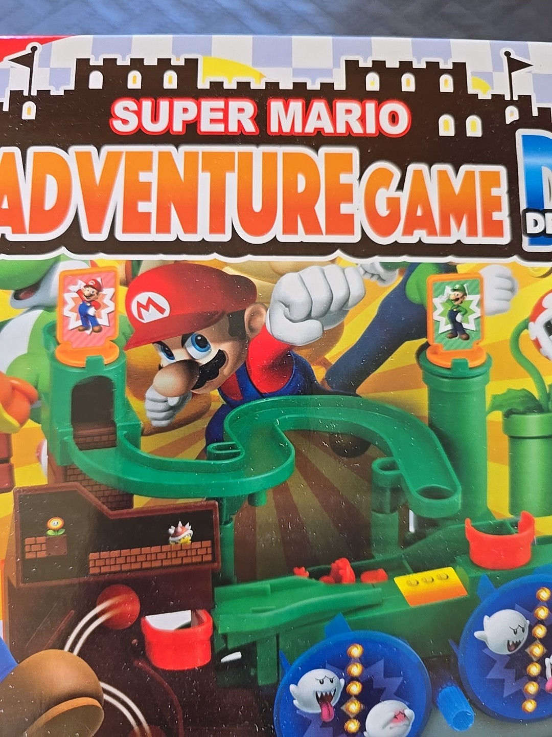 Epoch Games Super Mario Adventure DX Tabletop Skill and Action Game.