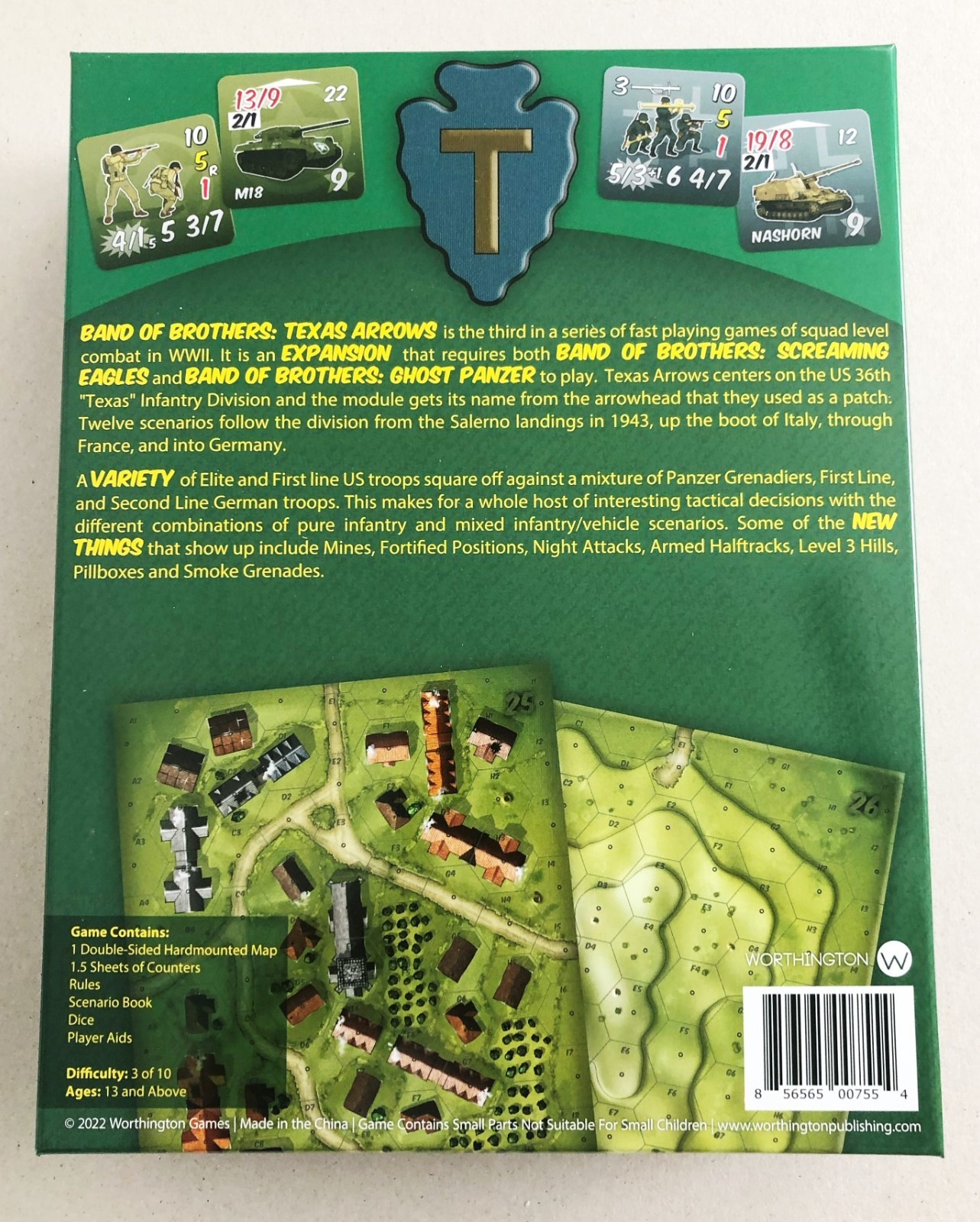Worthington Band of Brothers ~ Texas Arrows ~ Deluxe Unplayed