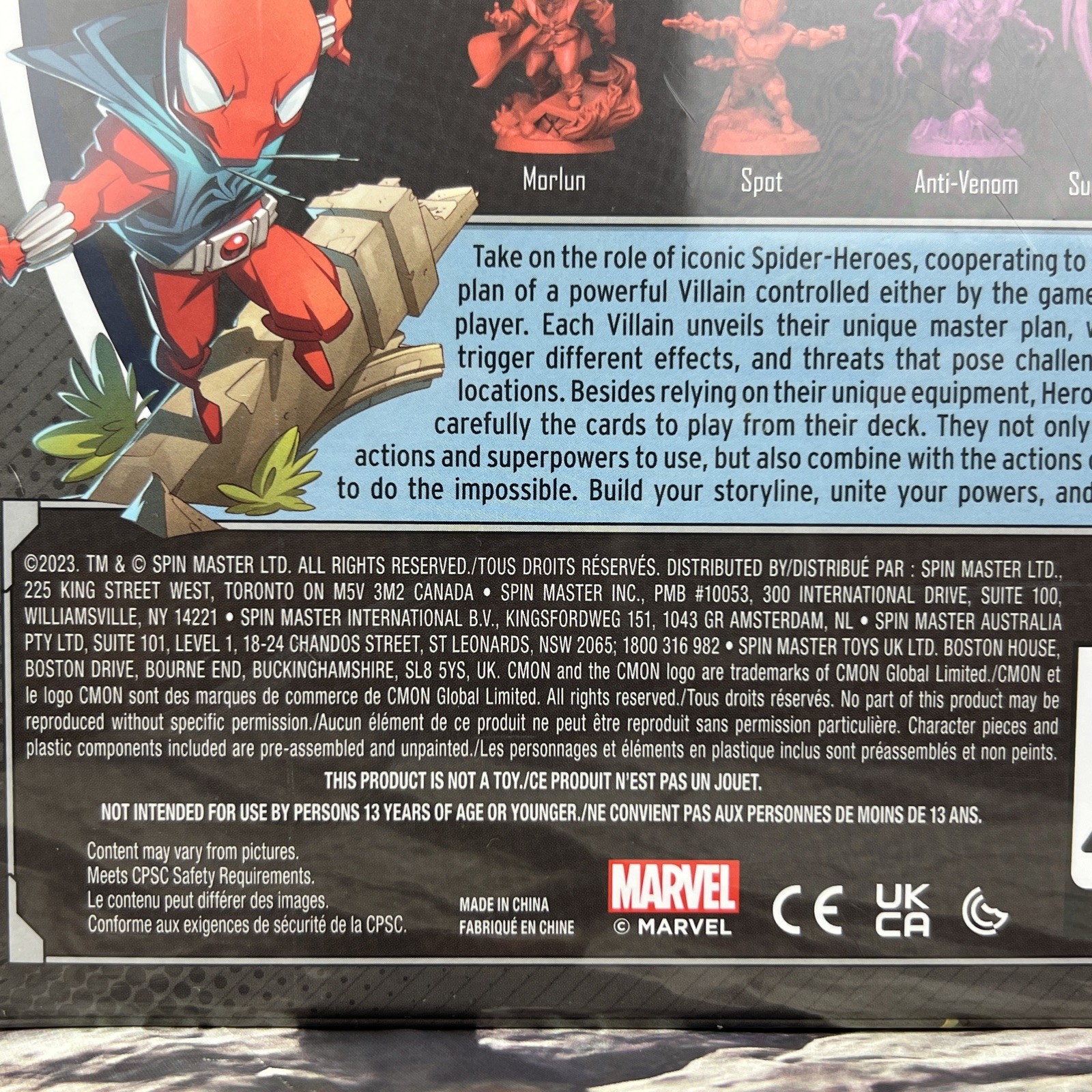 [Sealed] Marvel United Spider Geddon Board Game 1 To 4 Players Ages 14 And Up