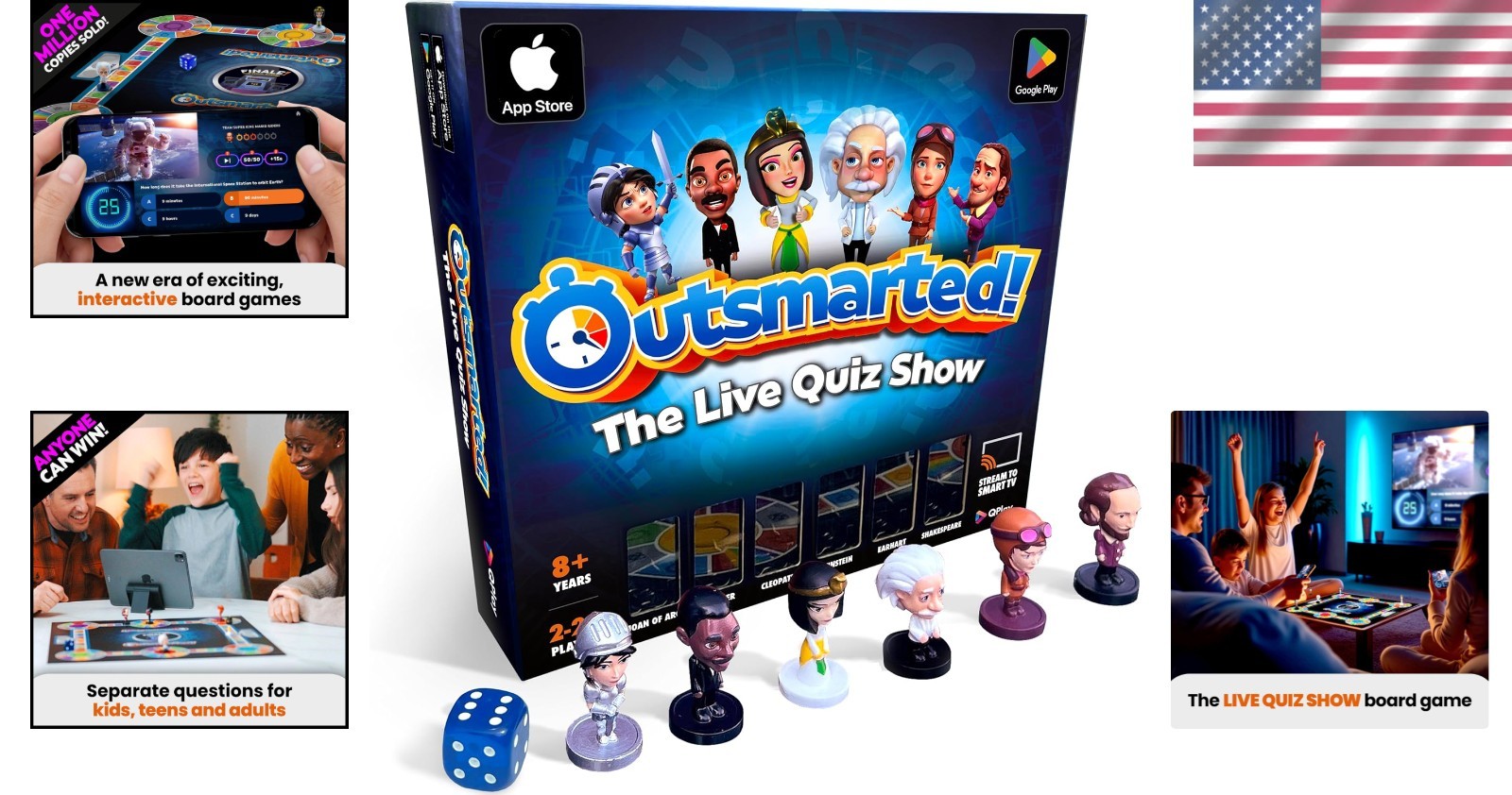 Engaging 2026 Edition TV Quiz Board Game | For 2-24 Players | 60 Minutes of Fun!
