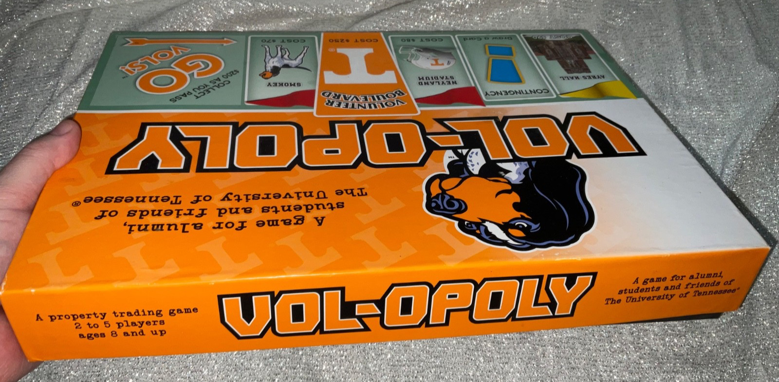 Vol-opoly University Of Tennessee Volunteers Board game TN Vols Volopoly See Pic