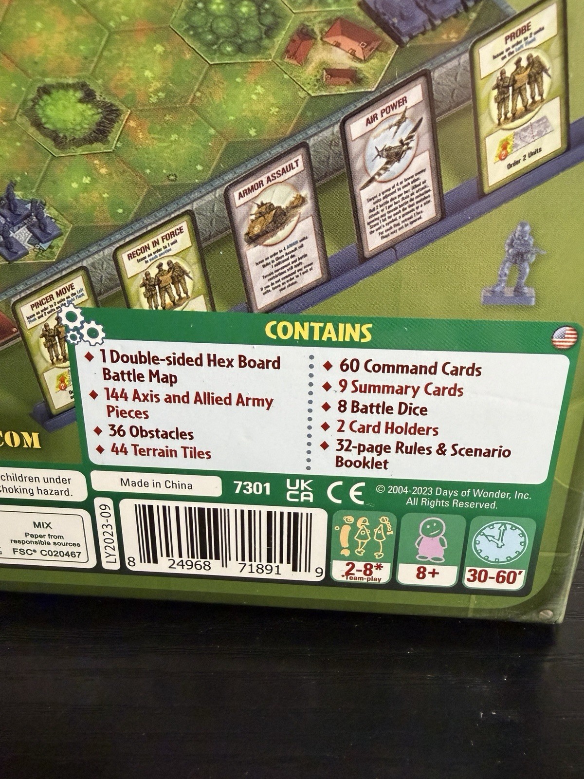 Memoir ’44 Board Game 2004 Days of Wonder Richard Borg Complete WWII
