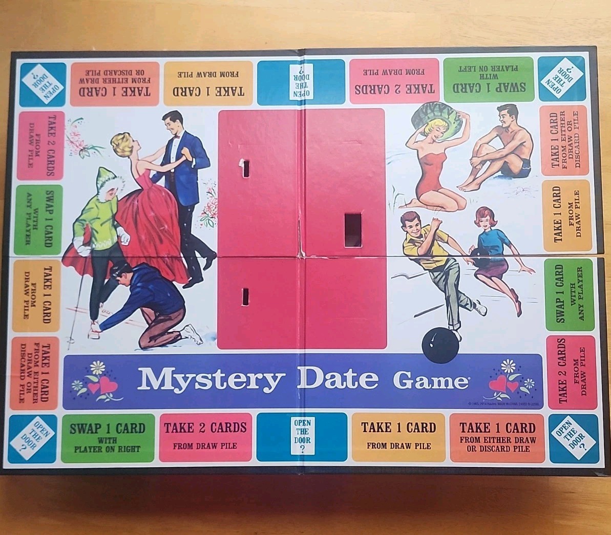 Mystery Date Board Game Hasbro Nostalgia Edition 2014 Tin Box – Incomplete