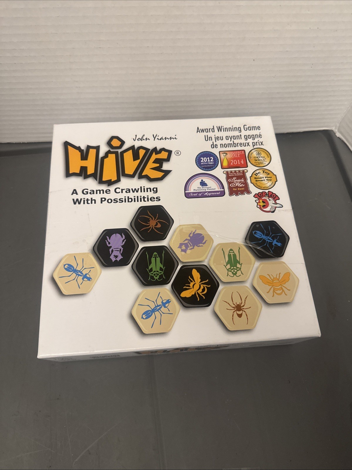 HIVE A Game Crawling with Possibilities, Award Winning Game, open box complete