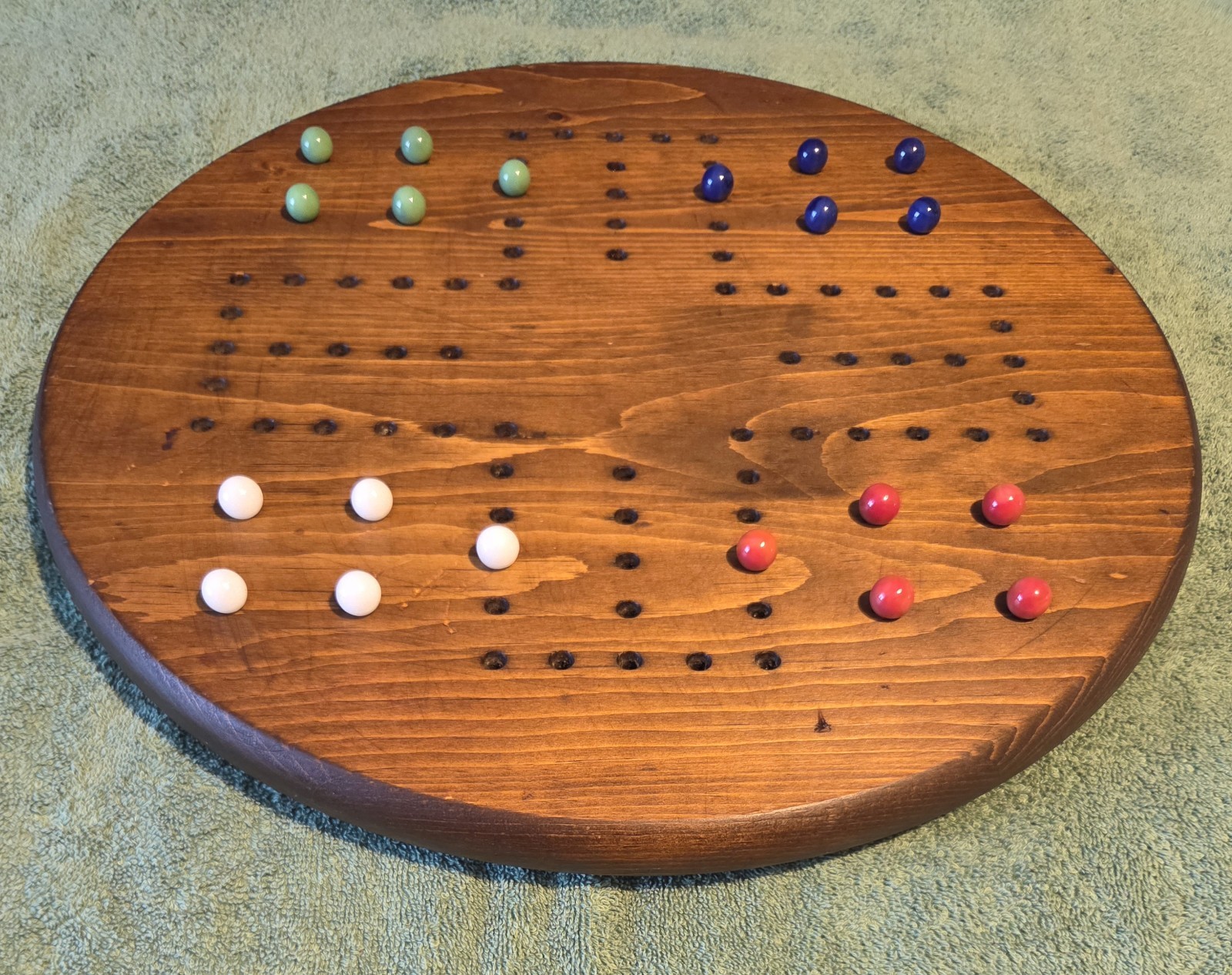 Vintage Aggravation / Wahoo Board Game, Complete with Marbles for 2-4 Players