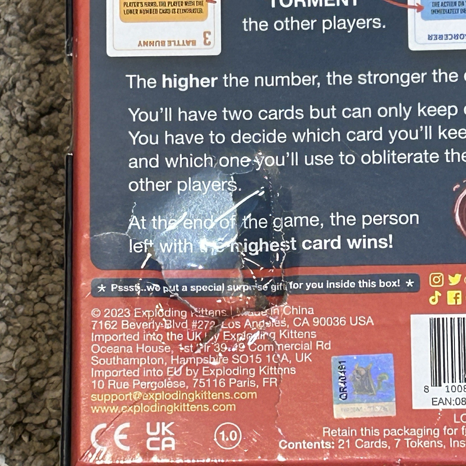 Power Hungry Pets Game By Exploding Kittens A Strategy Party Game New Sealed