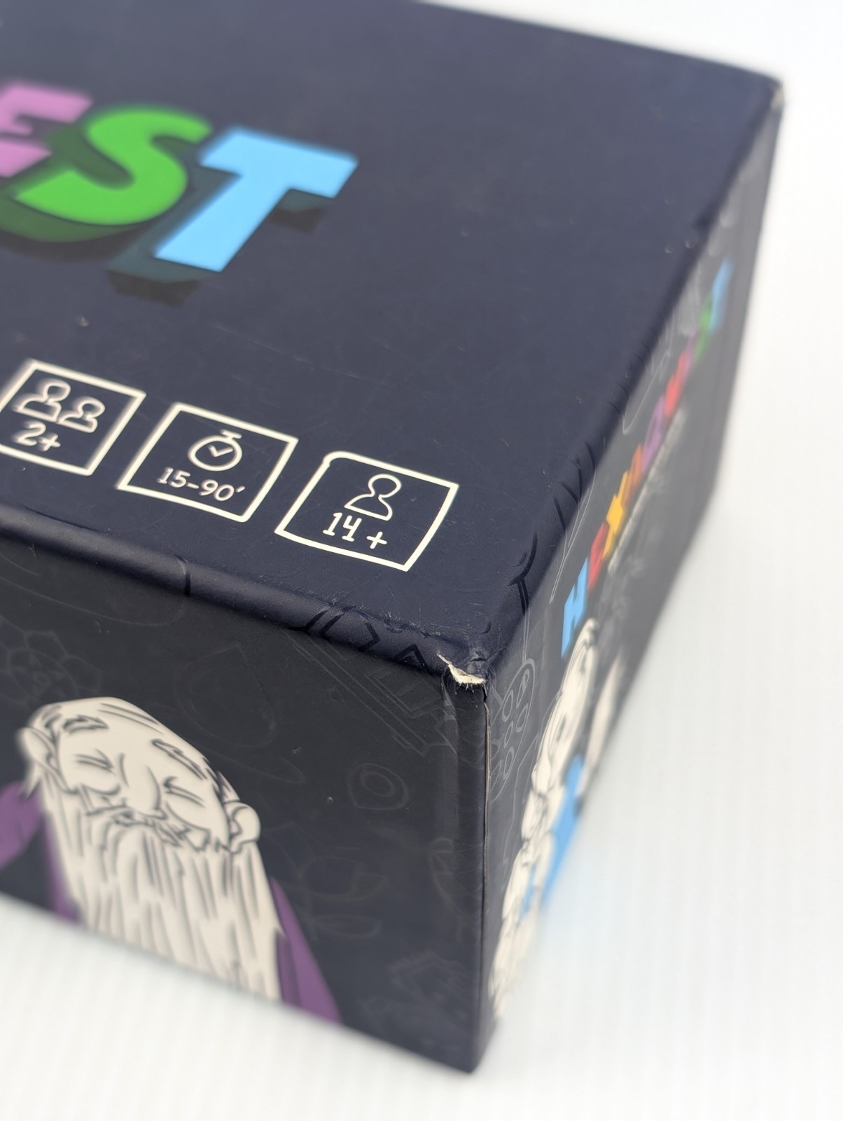 HexaQuest Strategic Trivia Game Tumbling Heads 100% COMPLETE Second Edition