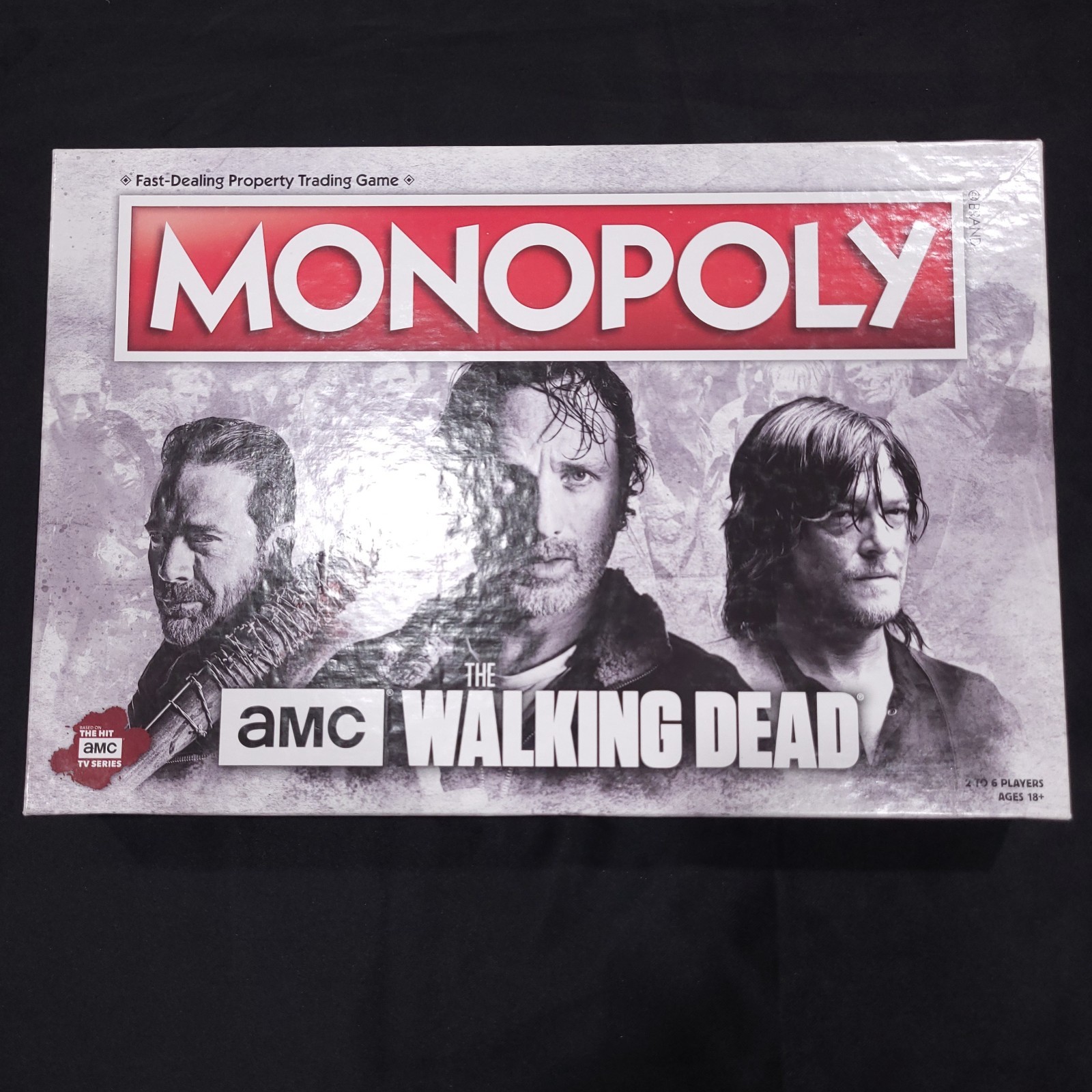 Monopoly AMC The Walking Dead TWD Limited Edition Board Game 100% COMPLETE