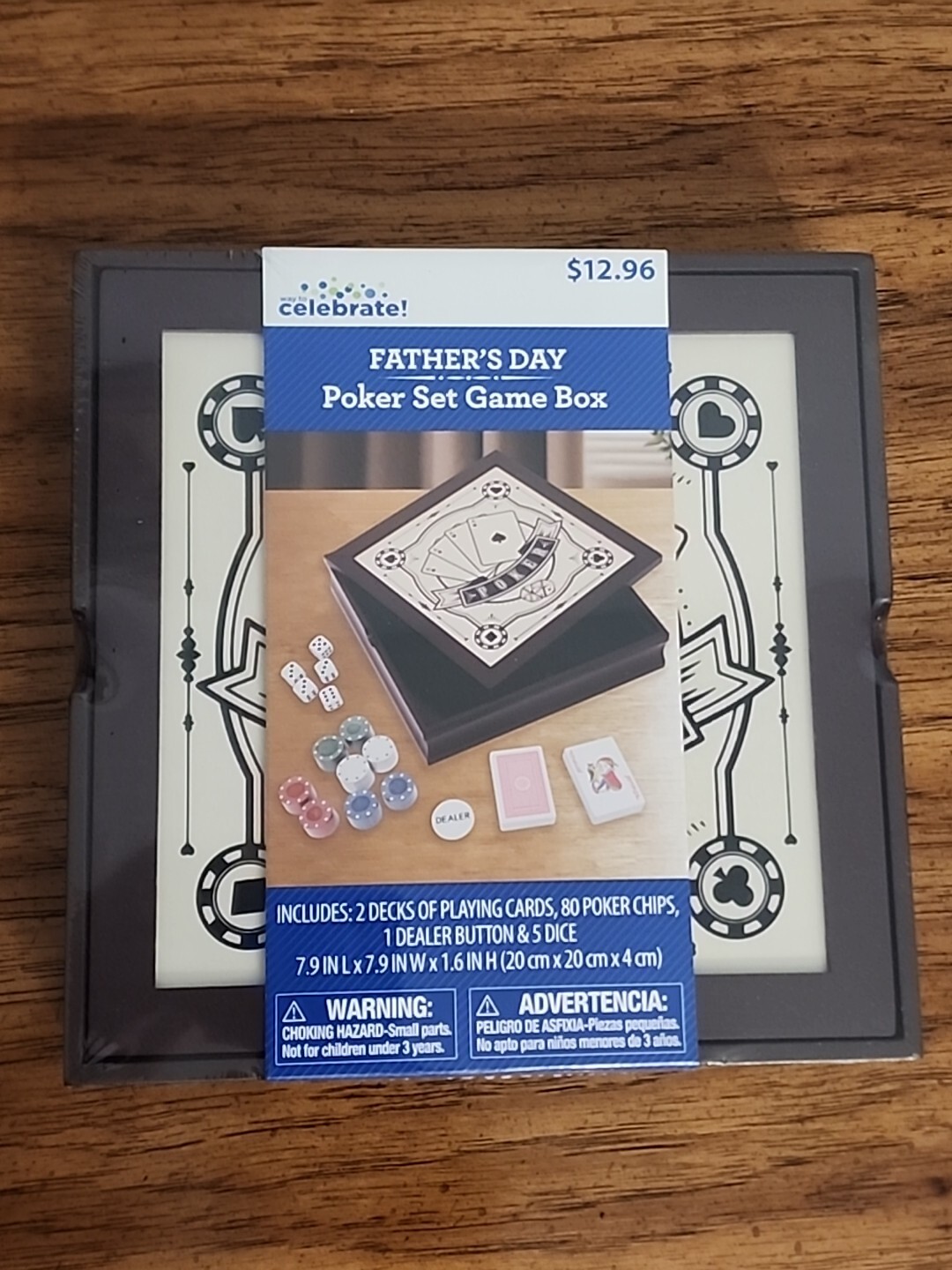 Poker Chips Cards Dice Set Game Box New Sealed Gift Idea