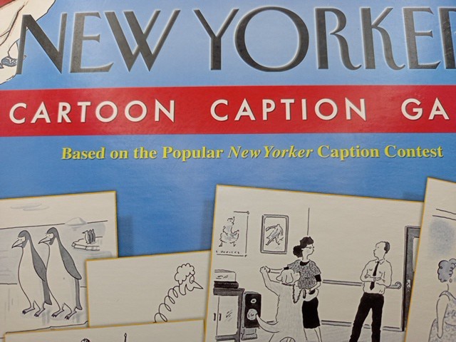 The New Yorker Cartoon Caption Game Teen To Adult 3-6 Players 2006 USA Flaw
