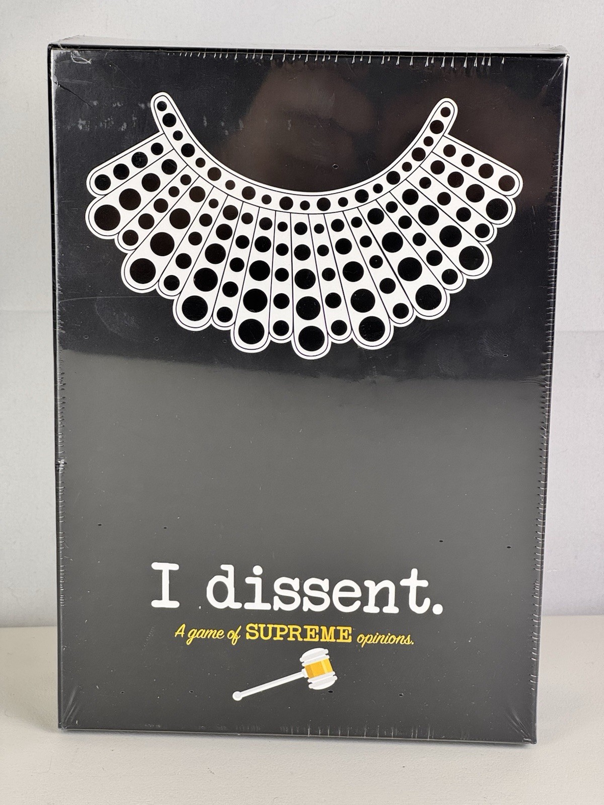 I Dissent Game of Supreme Opinions RBG Trivia Card Game NEW Sealed